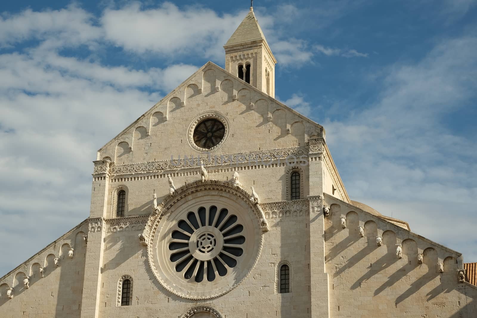 Facade of the Cathedral of San Sabino in Bari in limestone. Chur by Paolo_Grassi