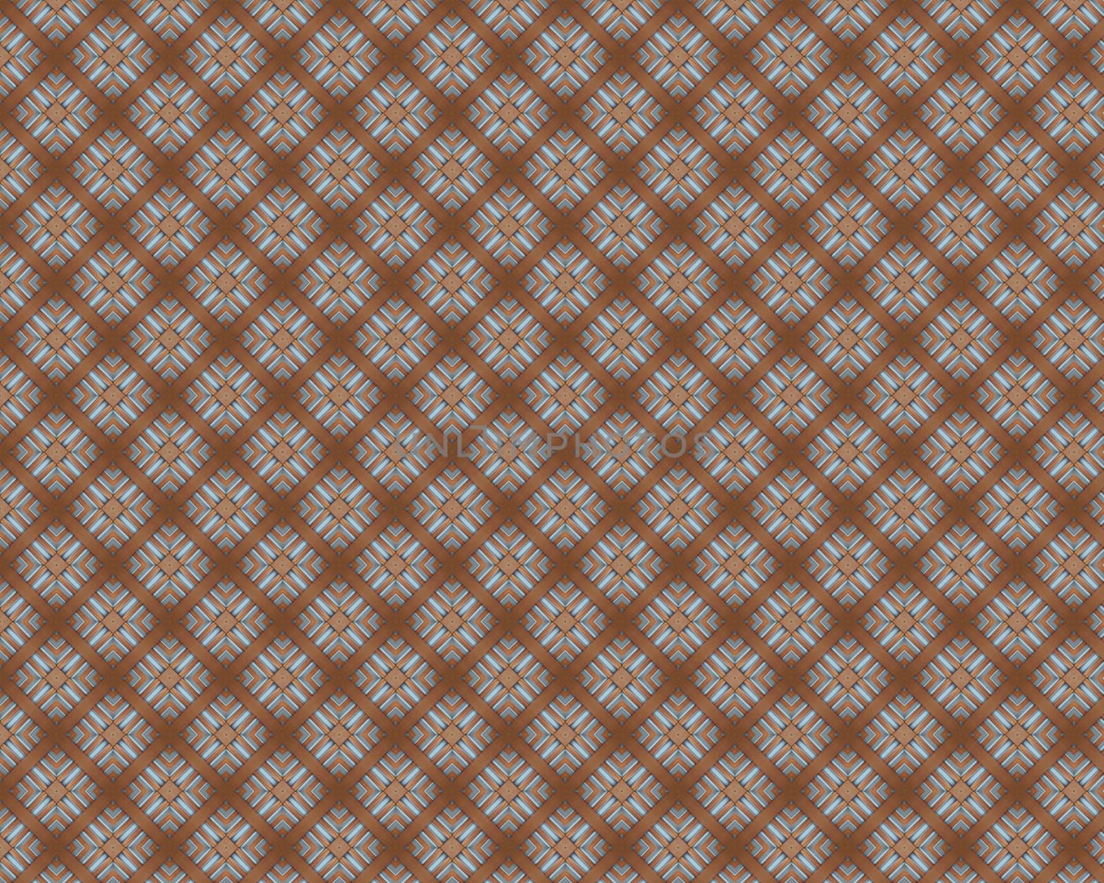 Abstract decorative wooden textured mosaic background. Seamless pattern.