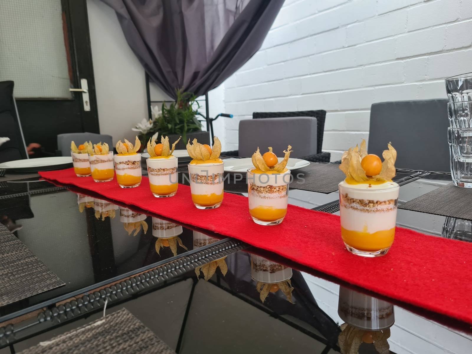 Layered cream desserts by JFsPic