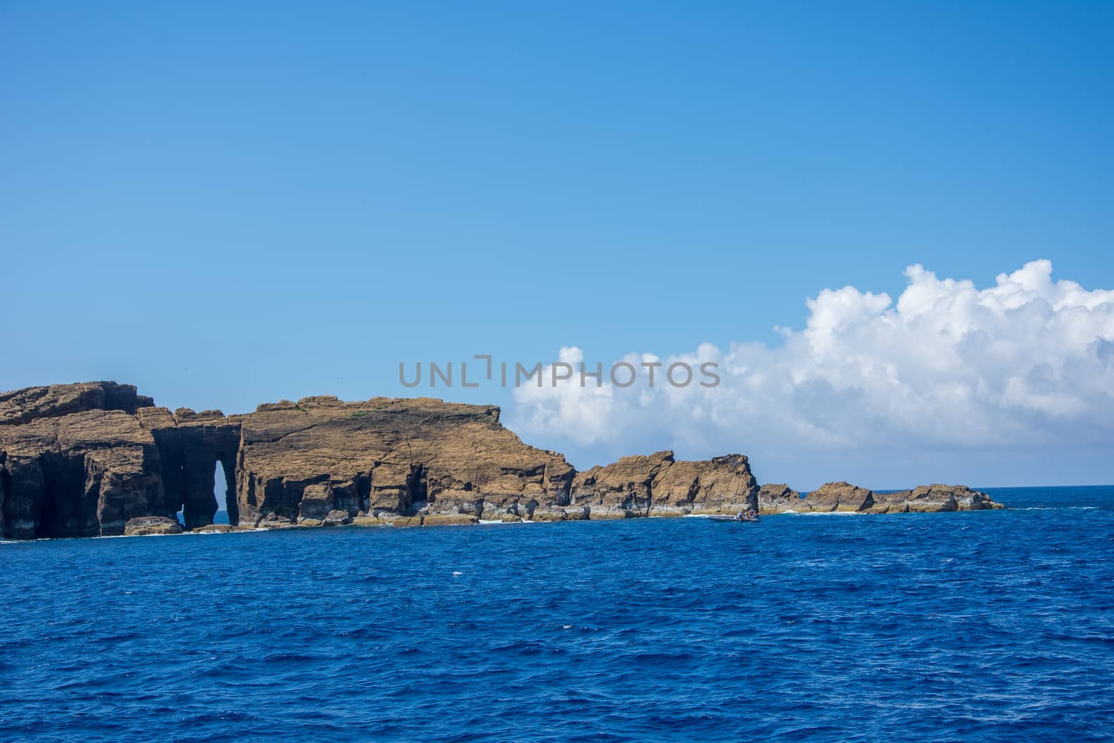 Walk on the Azores archipelago. Discovery of the island of Pico, Azores. Portugal. Madalena
