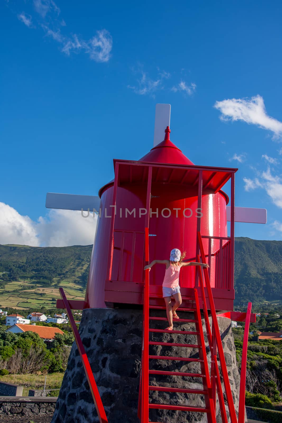 Walk on the Azores archipelago. Discovery of the island of Pico, Azores. Portugal. Madalena