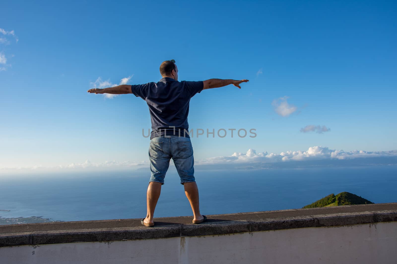 Walk on the Azores archipelago. Discovery of the island of Pico, Azores. Portugal. Madalena