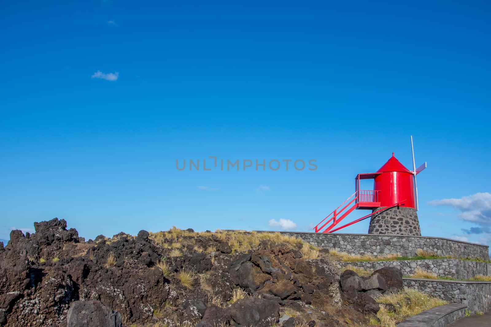 Walk on the Azores archipelago. Discovery of the island of Pico, Azores. Portugal. Madalena