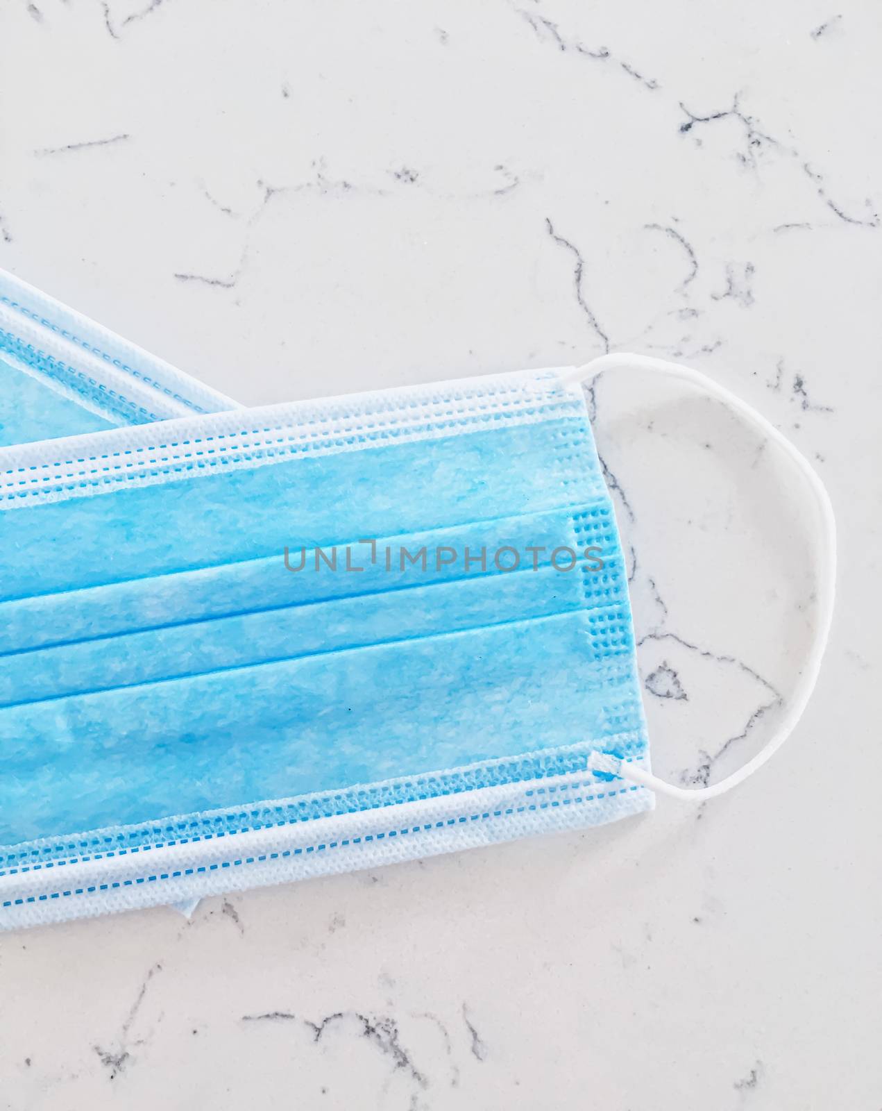 Surgical face masks for preventing infection during coronavirus pandemic, healthcare and hygiene