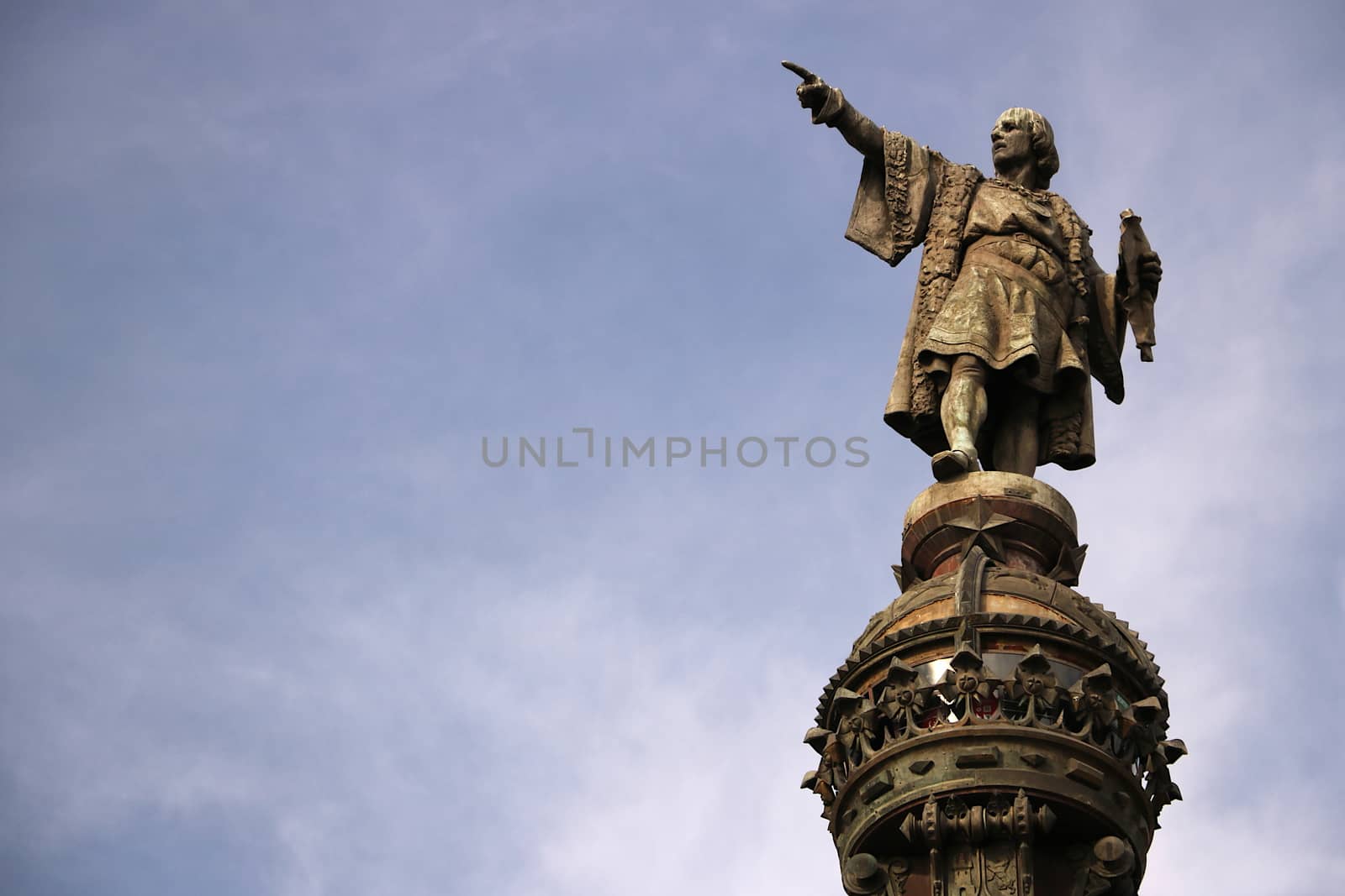 Christopher Columbus monument at the port of Barcelona by Paolo_Grassi