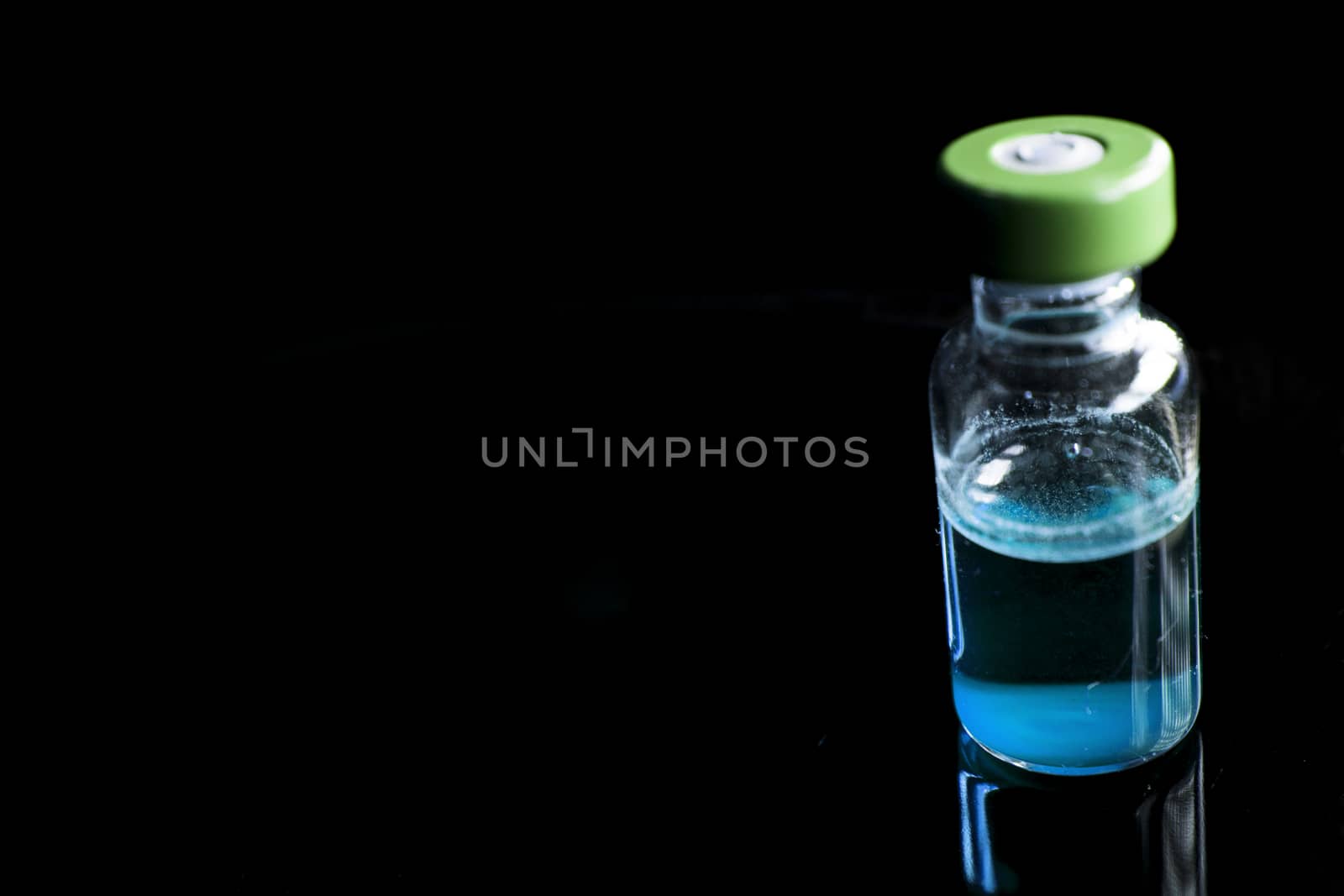 Vaccine vials against virus by GemaIbarra