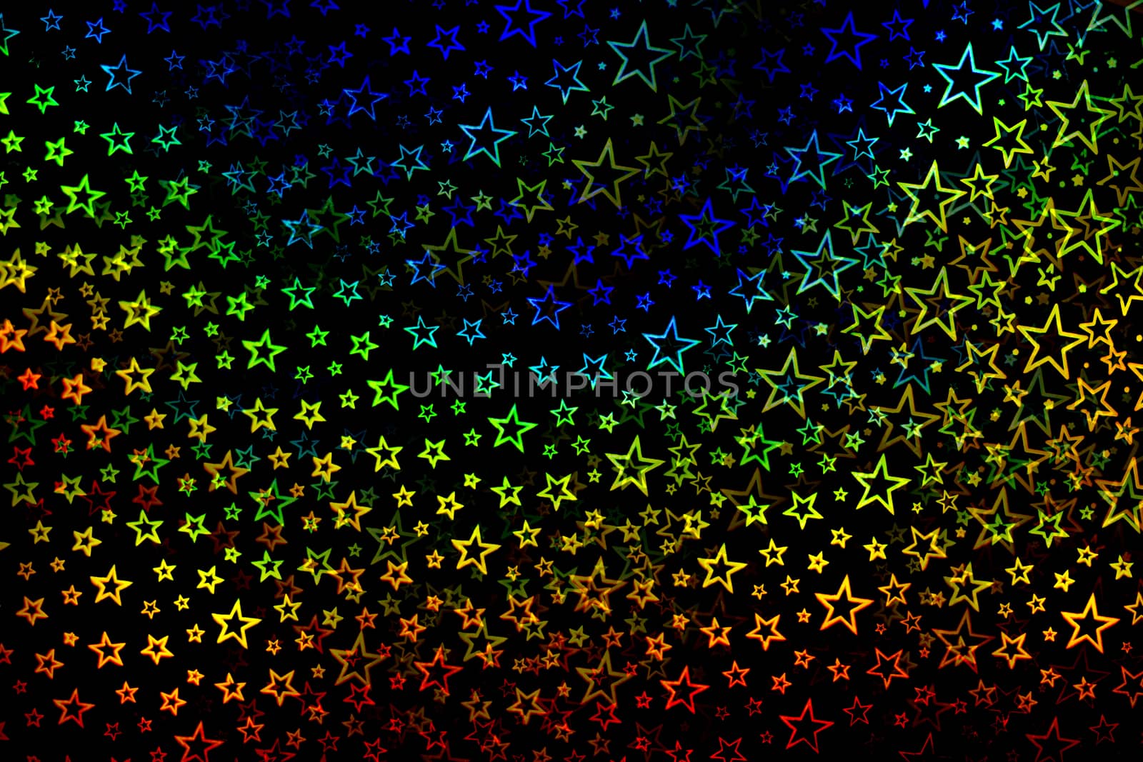 Background with bright multicolored stars by GemaIbarra
