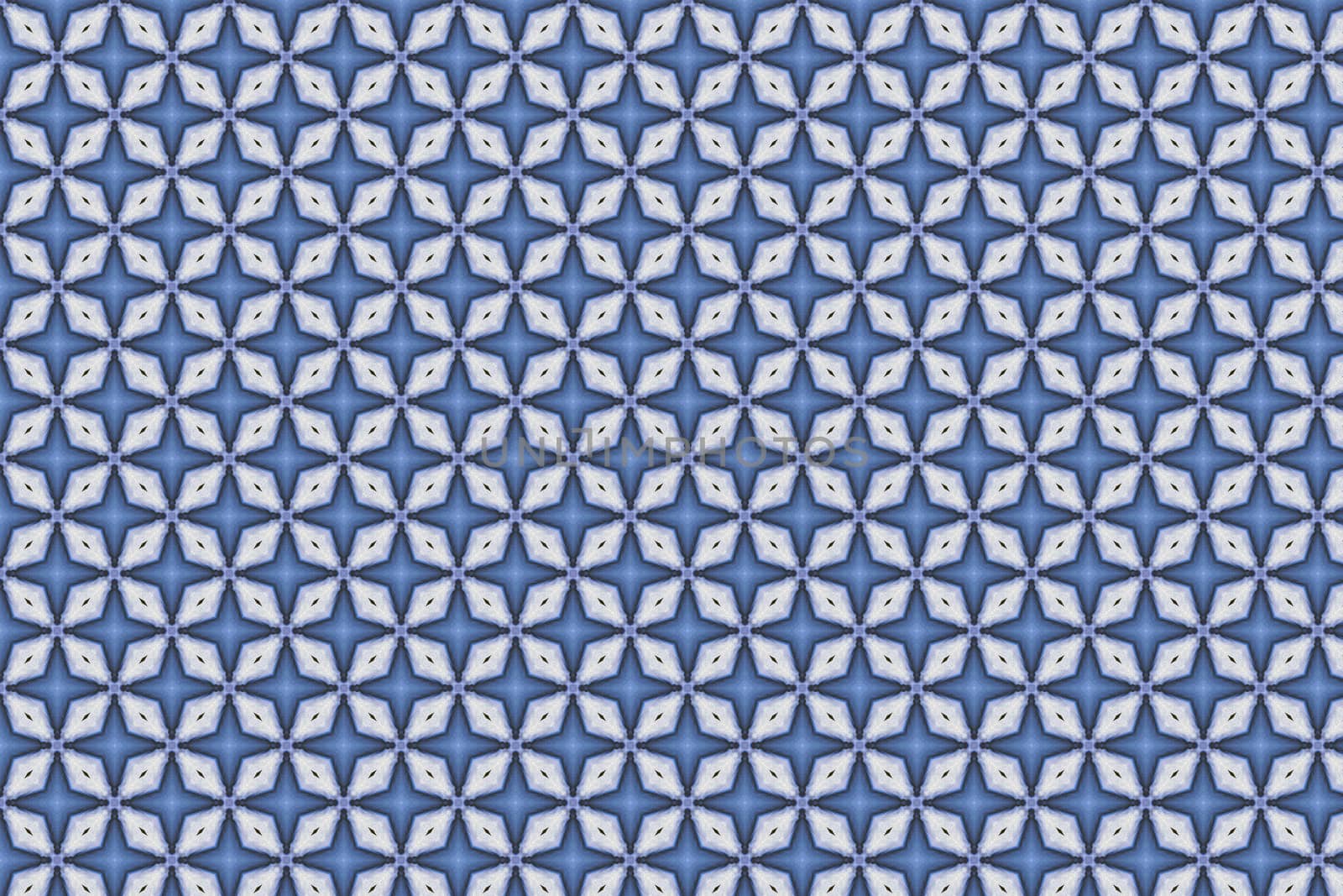 Seamless pattern with blue diamonds. Blue Background.