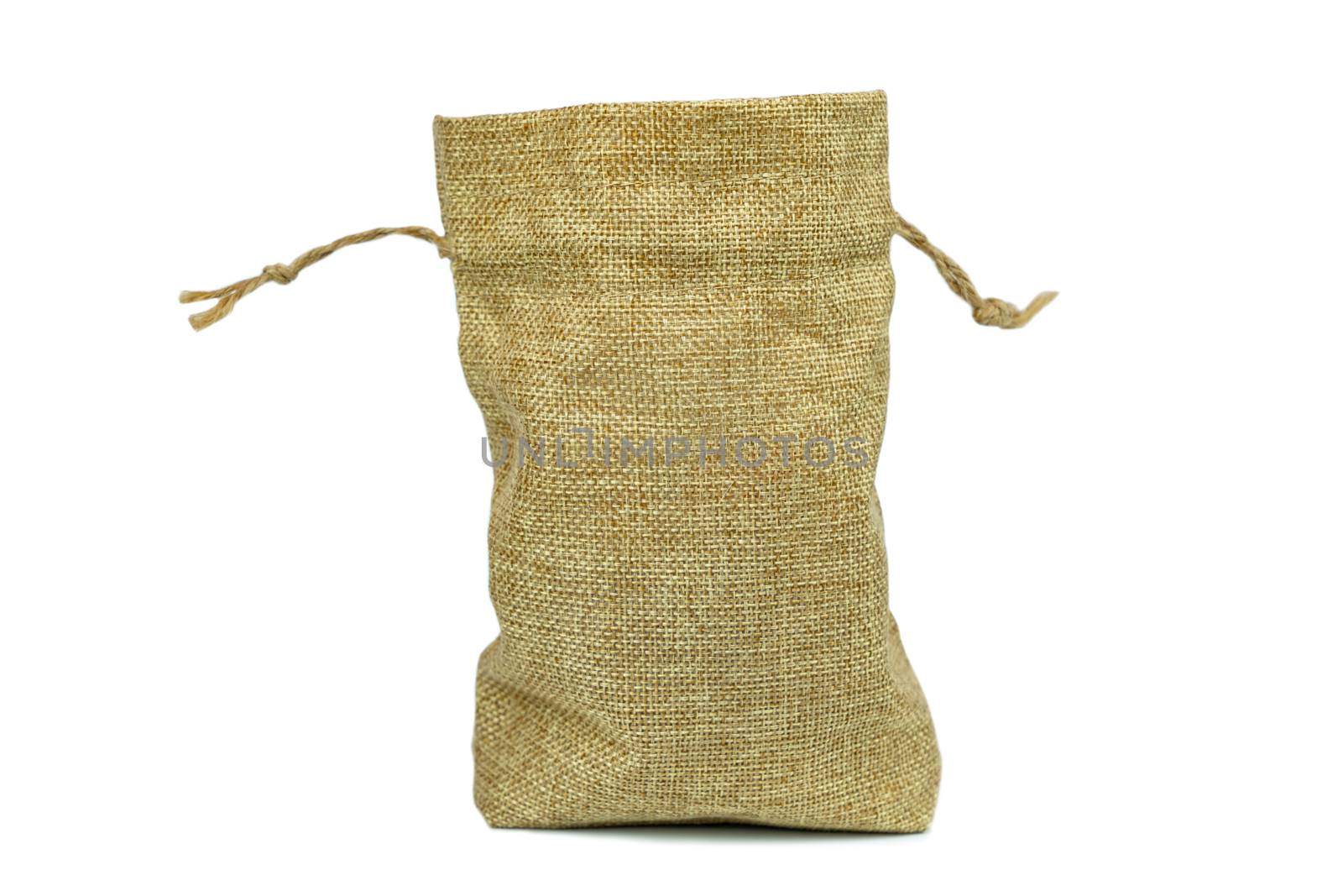 Sack bag on isolated white background by Buttus_casso