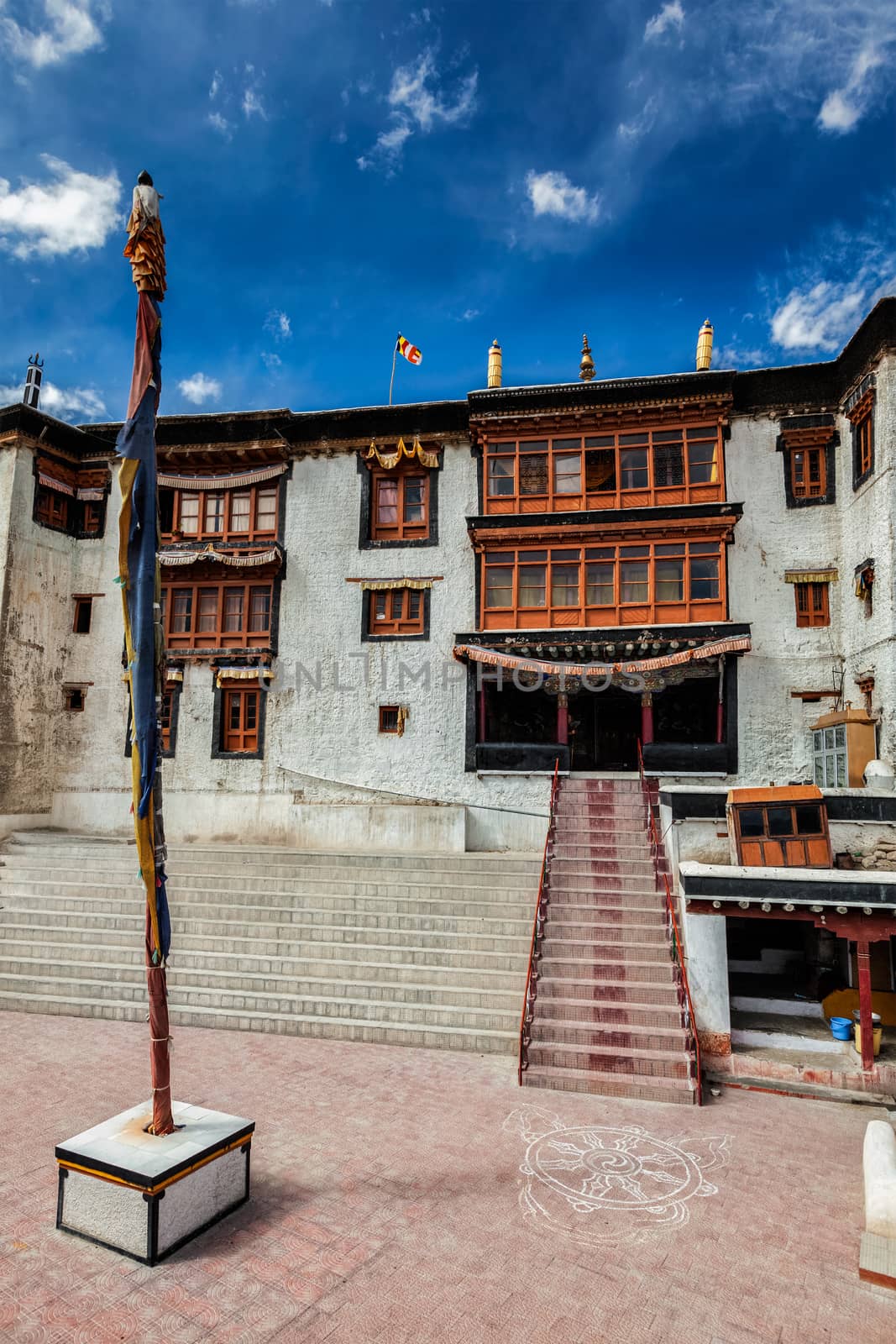 Spituk Gompa monastery. Leh, Ladakh, India by dimol