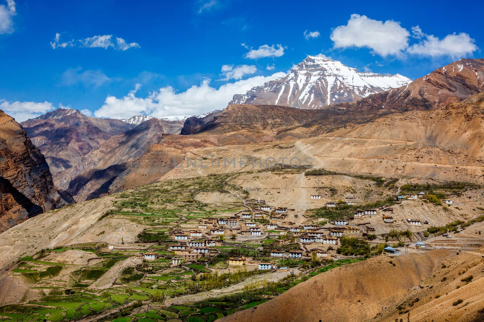 Village in Himalayas by dimol