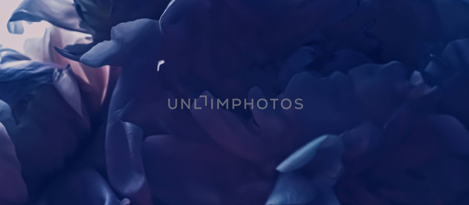 Purple peony flower as abstract floral background for holiday branding by Anneleven