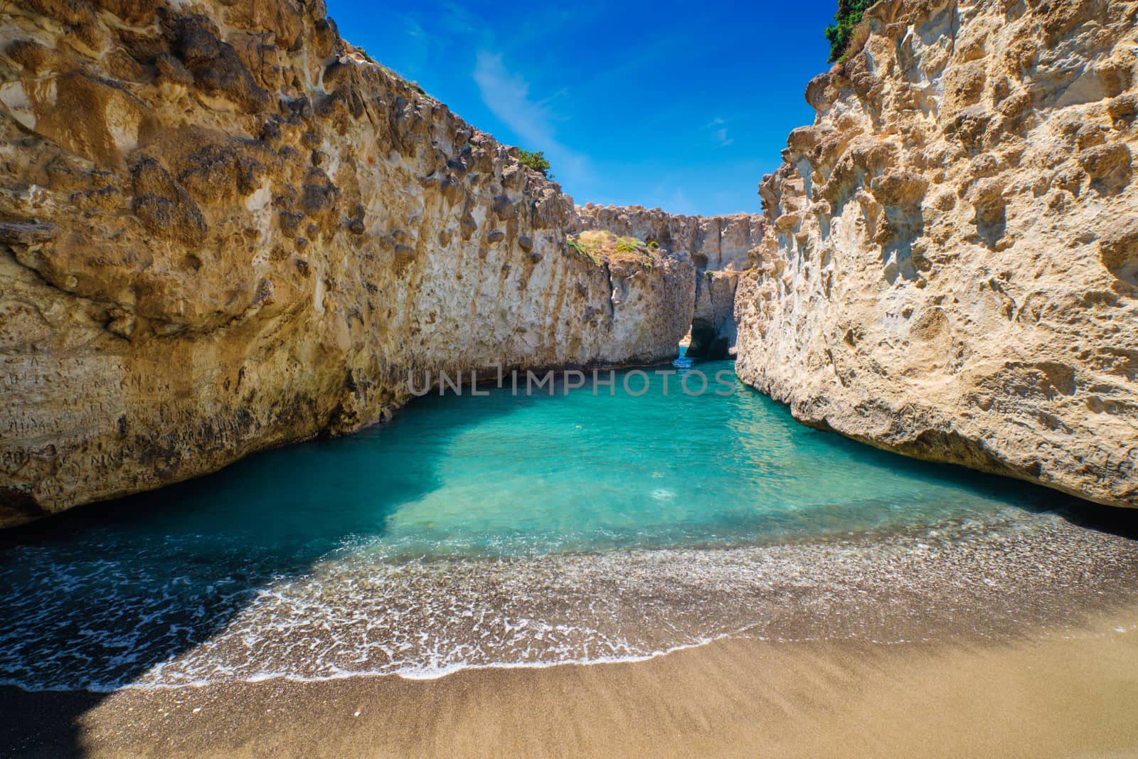Papafragas beach in Milos island, Greece by dimol