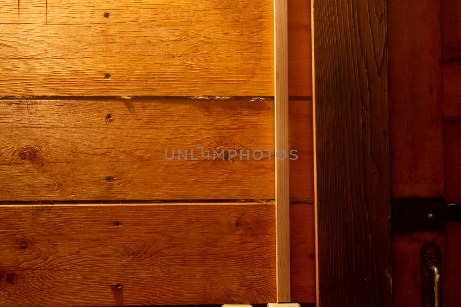 Wooden bath in winter. Winter landscape. Winter in Siberia.