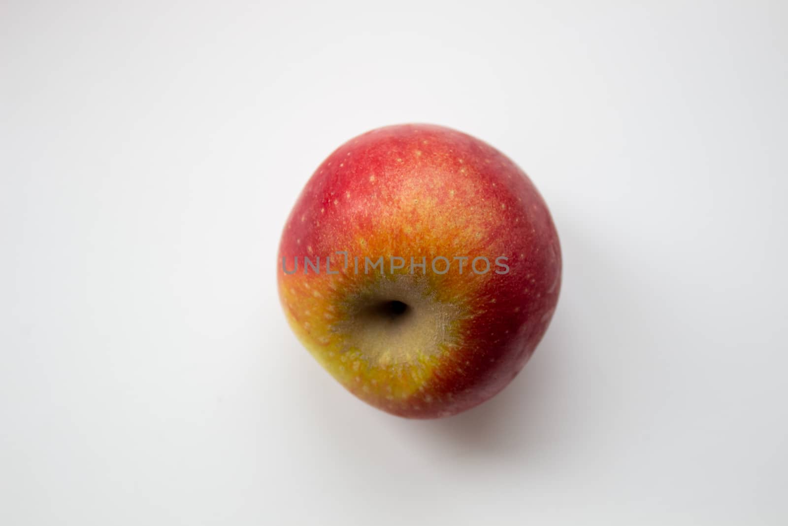 red apple isolated on white background. Natural vitamin by AnatoliiFoto