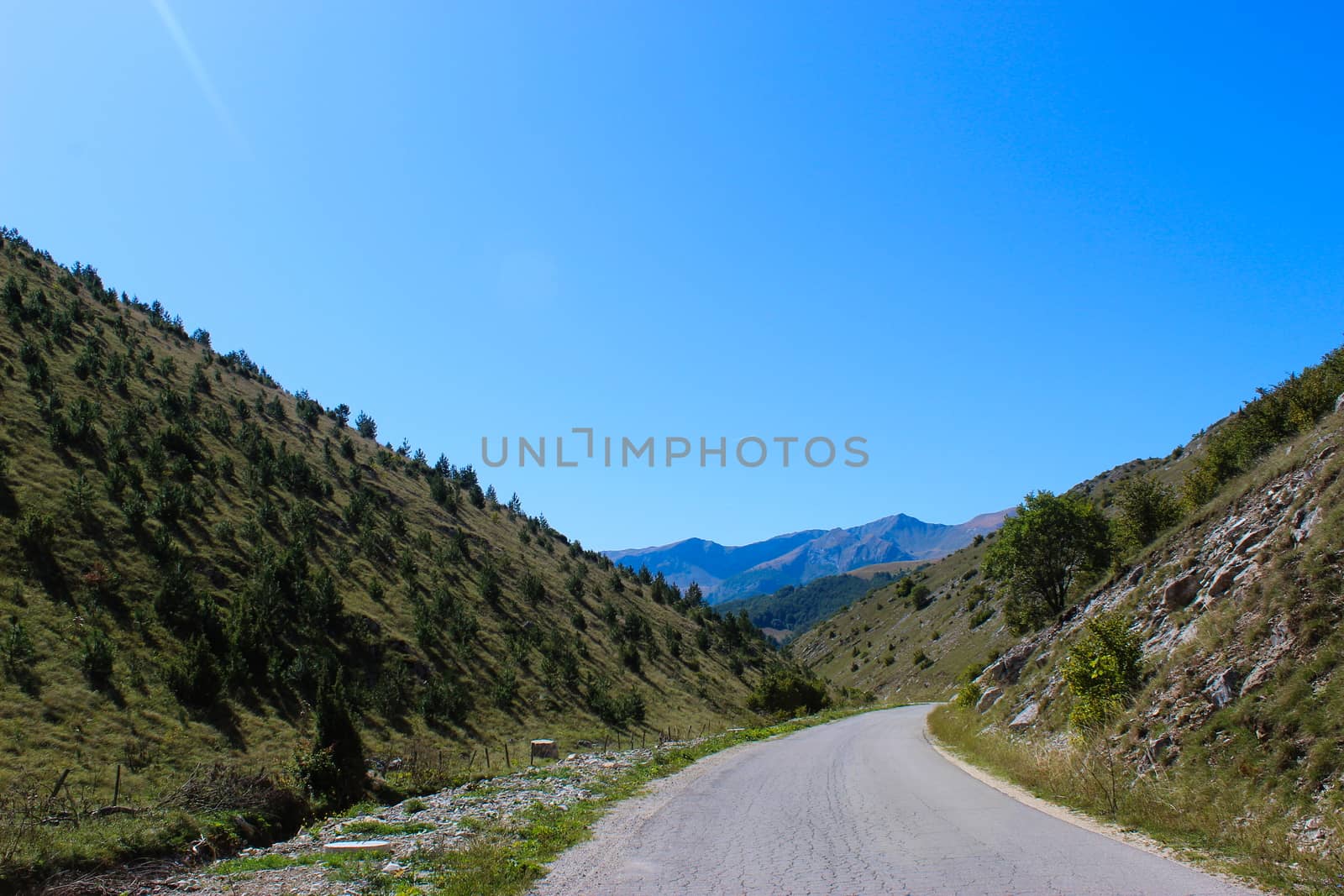 Road to the mountain Bjelasnica. Mountain road. The natural beauty of Bosnia and Herzegovina. by mahirrov