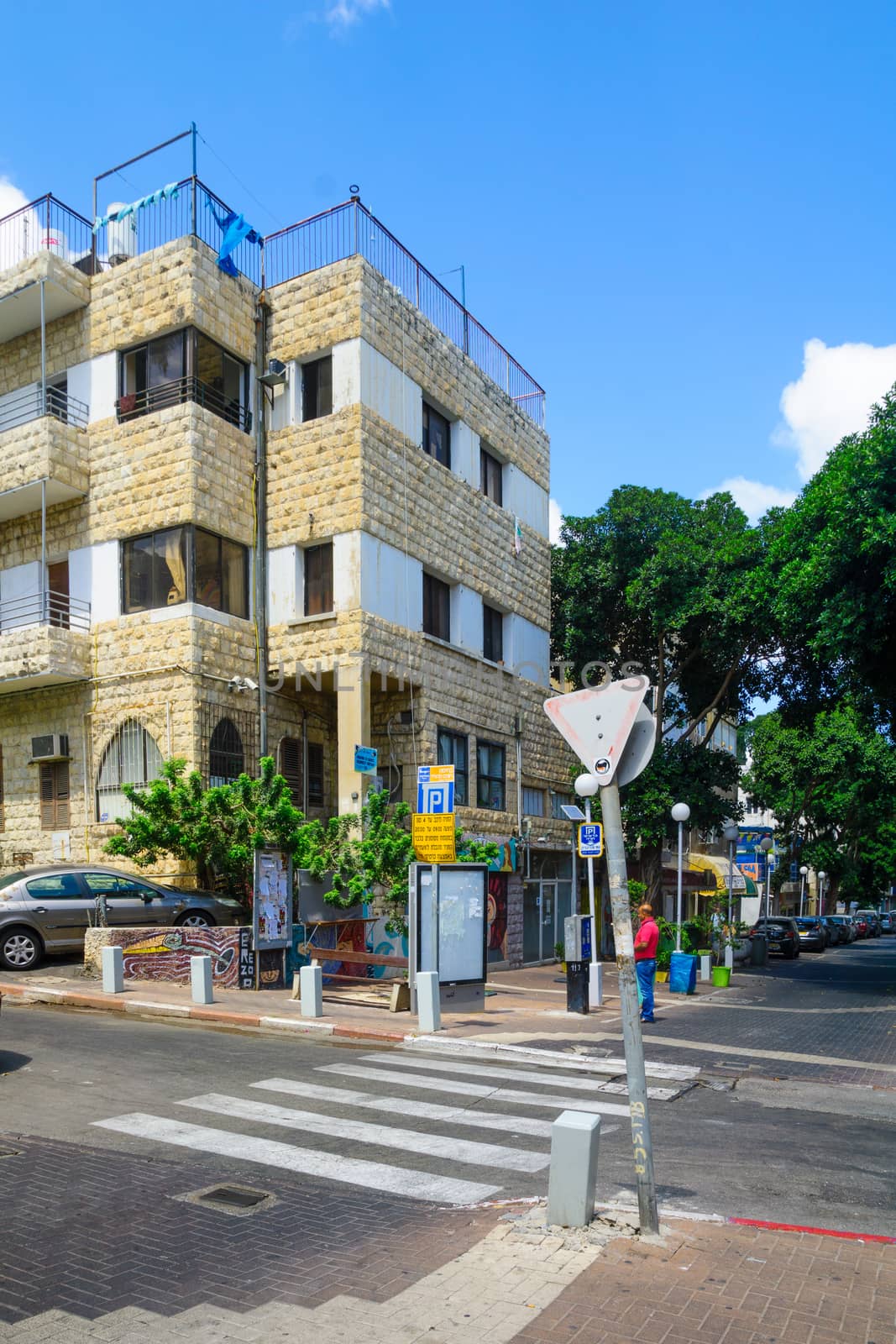 Pedestrianized Nordau Street, in Haifa by RnDmS