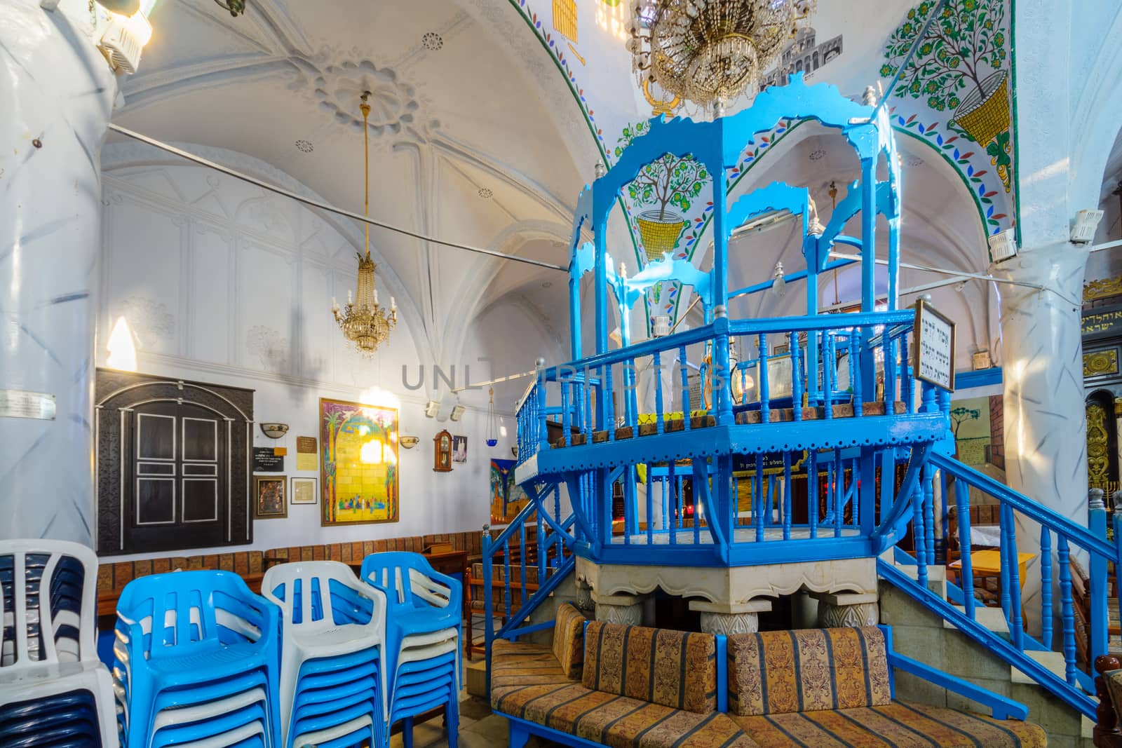 The Abuhav Synagogue, in the Jewish quarter, Safed (Tzfat) by RnDmS