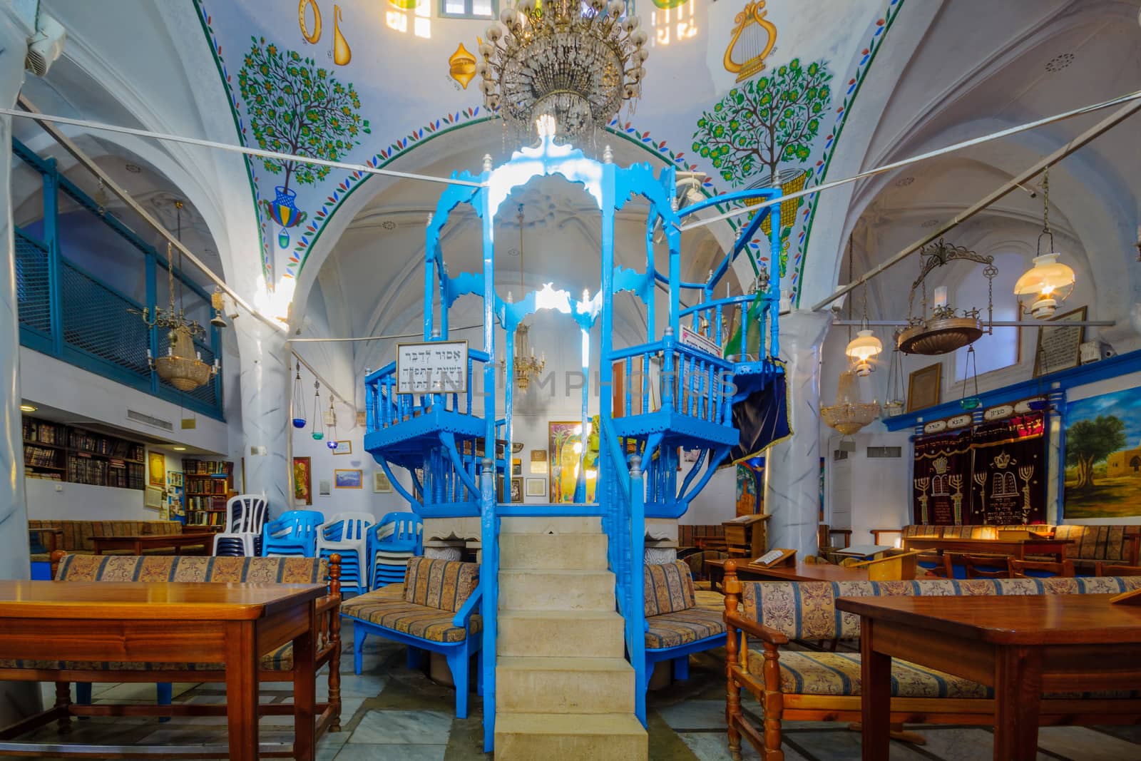 The Abuhav Synagogue, in the Jewish quarter, Safed (Tzfat) by RnDmS