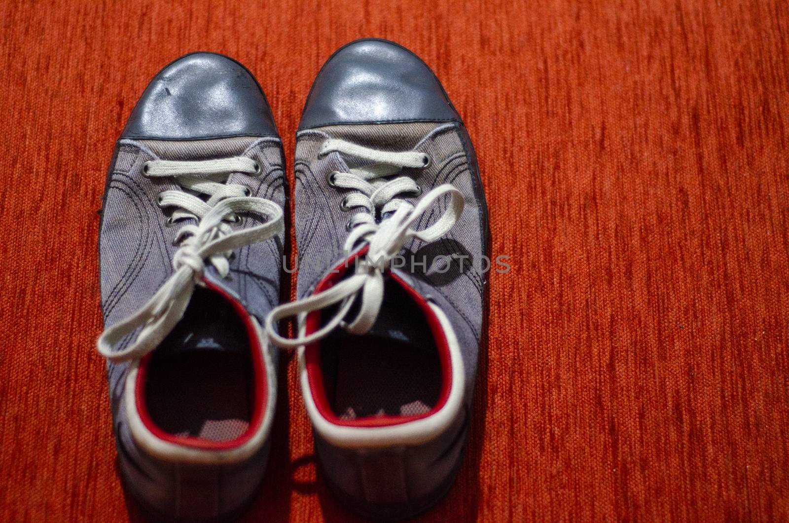 Old Grey Sport Shoes, Fashion, GYM by Hasilyus