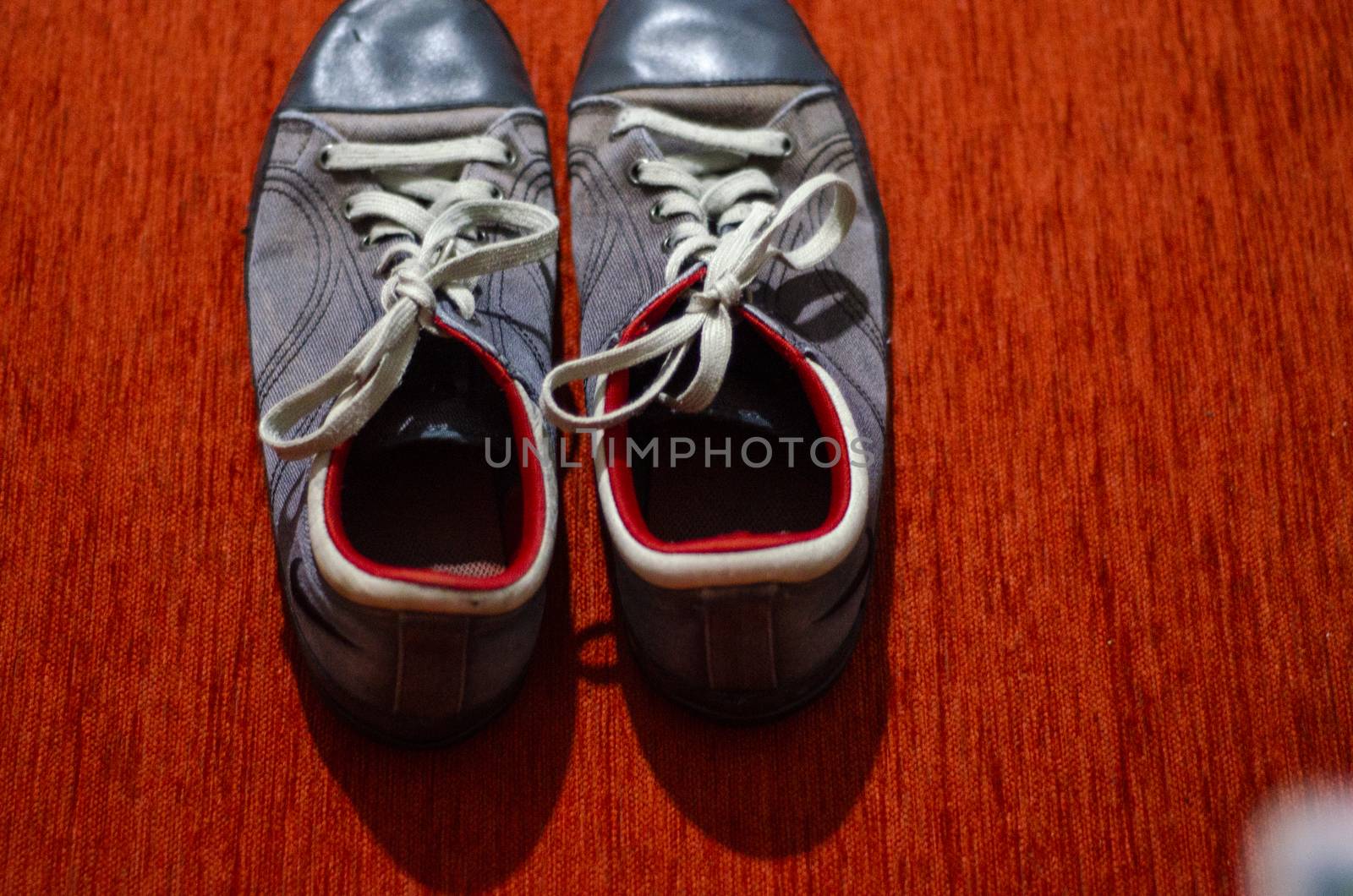 Old Grey Sport Shoes, Fashion, GYM by Hasilyus