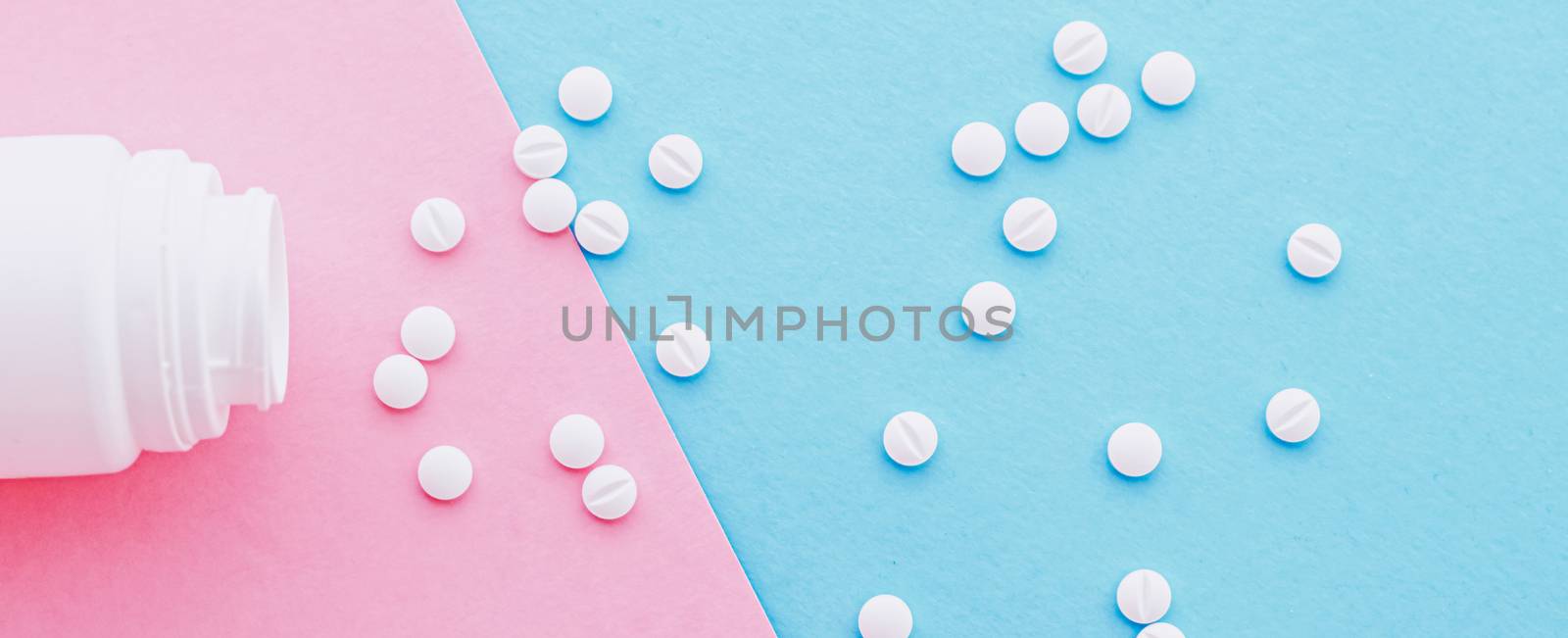 Medical pills and drugs, medicine for health care and clinical therapy