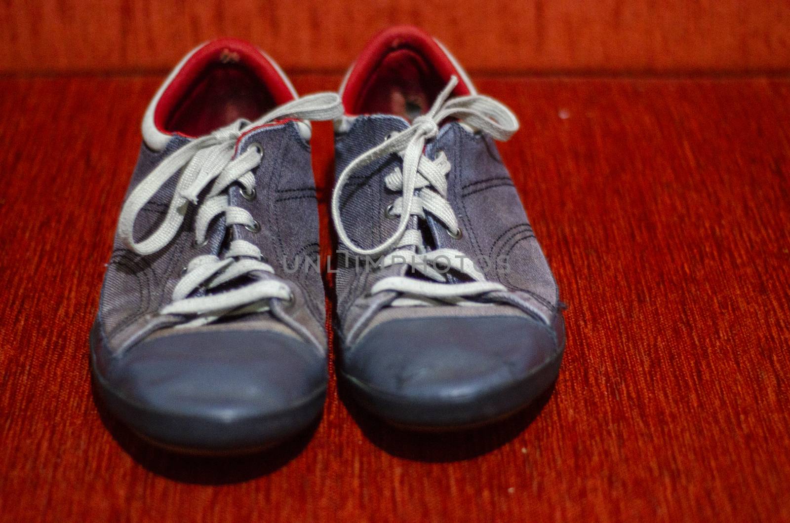 Old Grey Sport Shoes, Fashion, GYM by Hasilyus