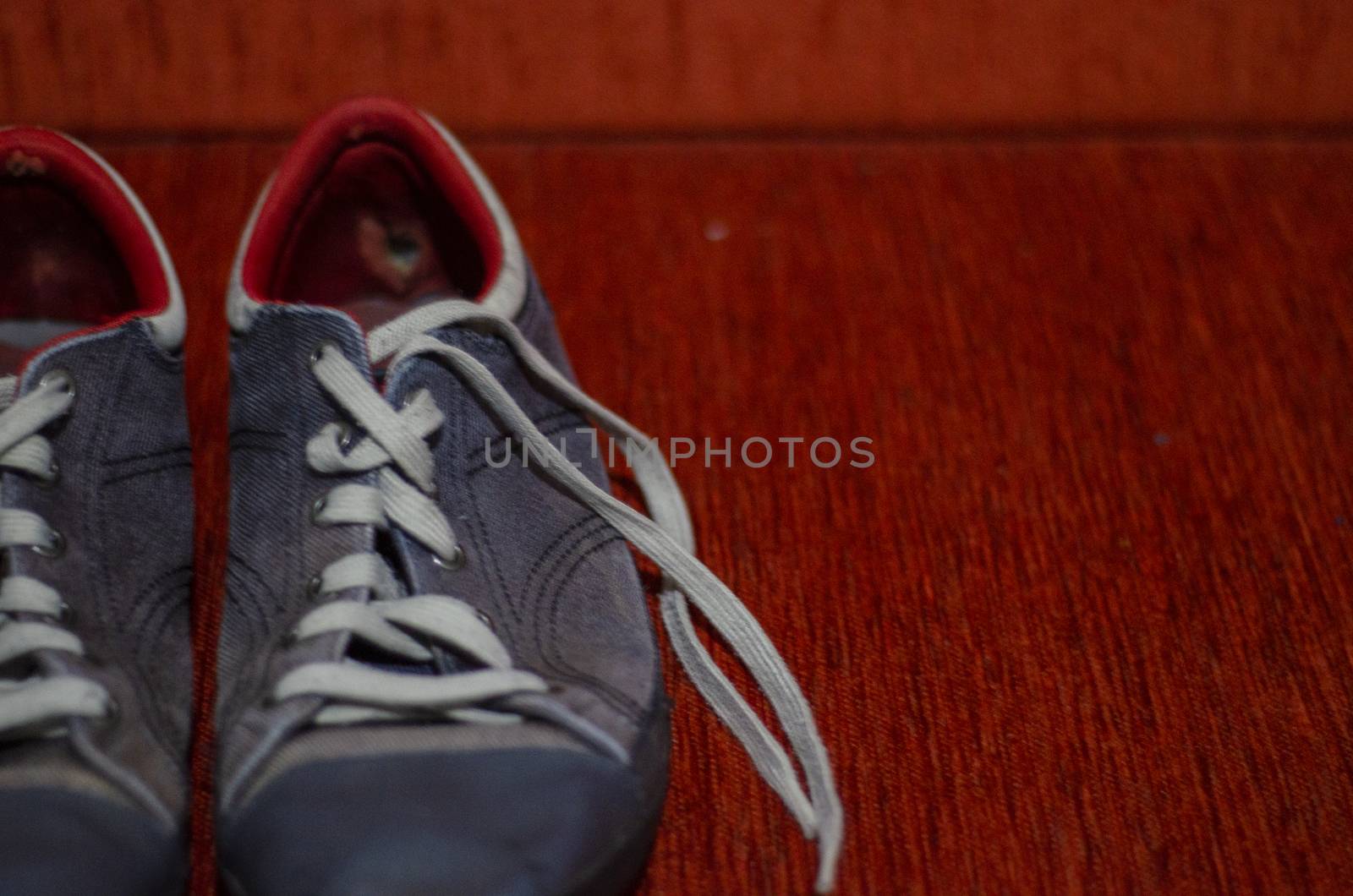 Old Grey Sport Shoes, Fashion, GYM by Hasilyus