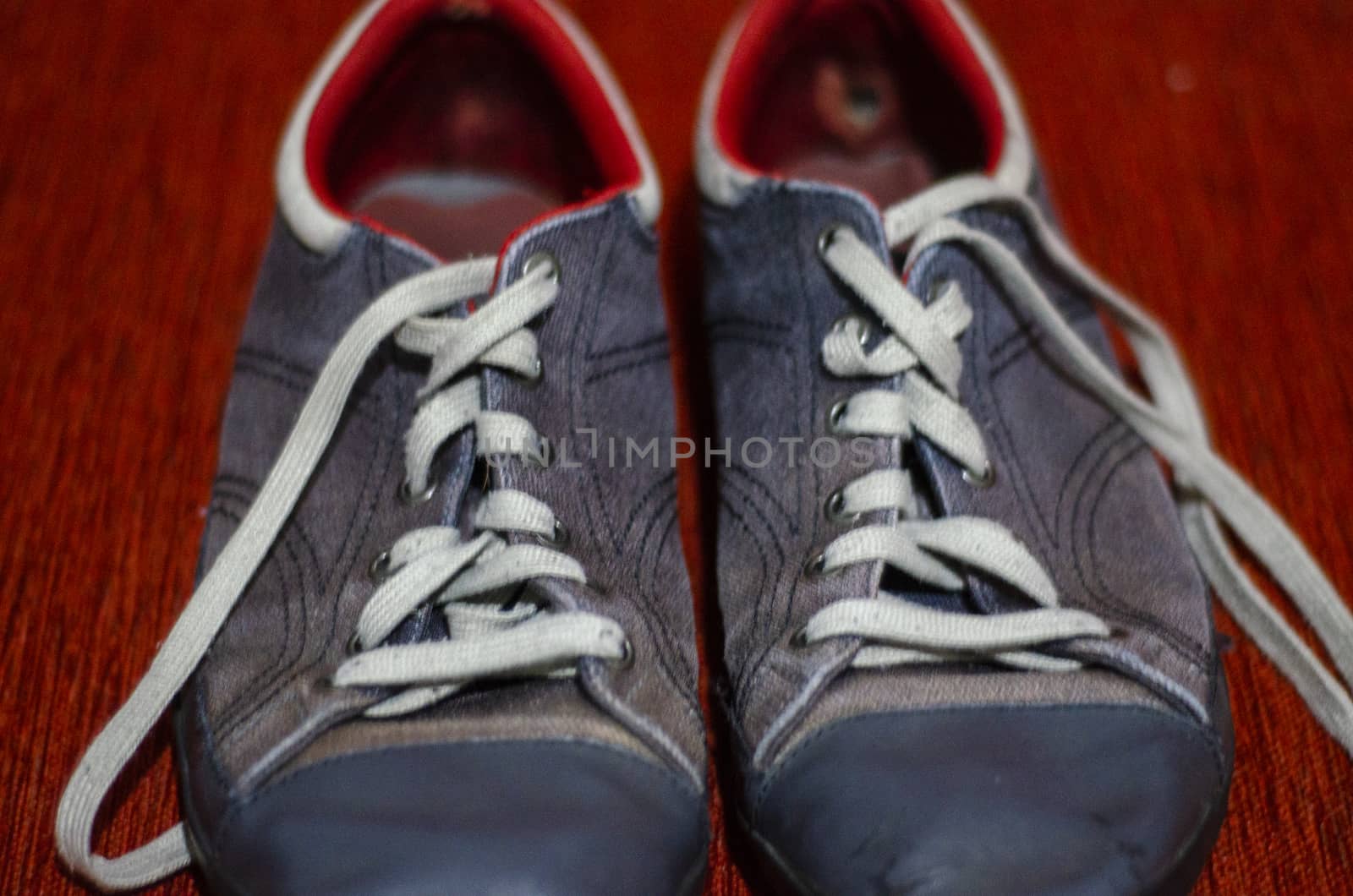 Old Grey Sport Shoes, Fashion, GYM by Hasilyus