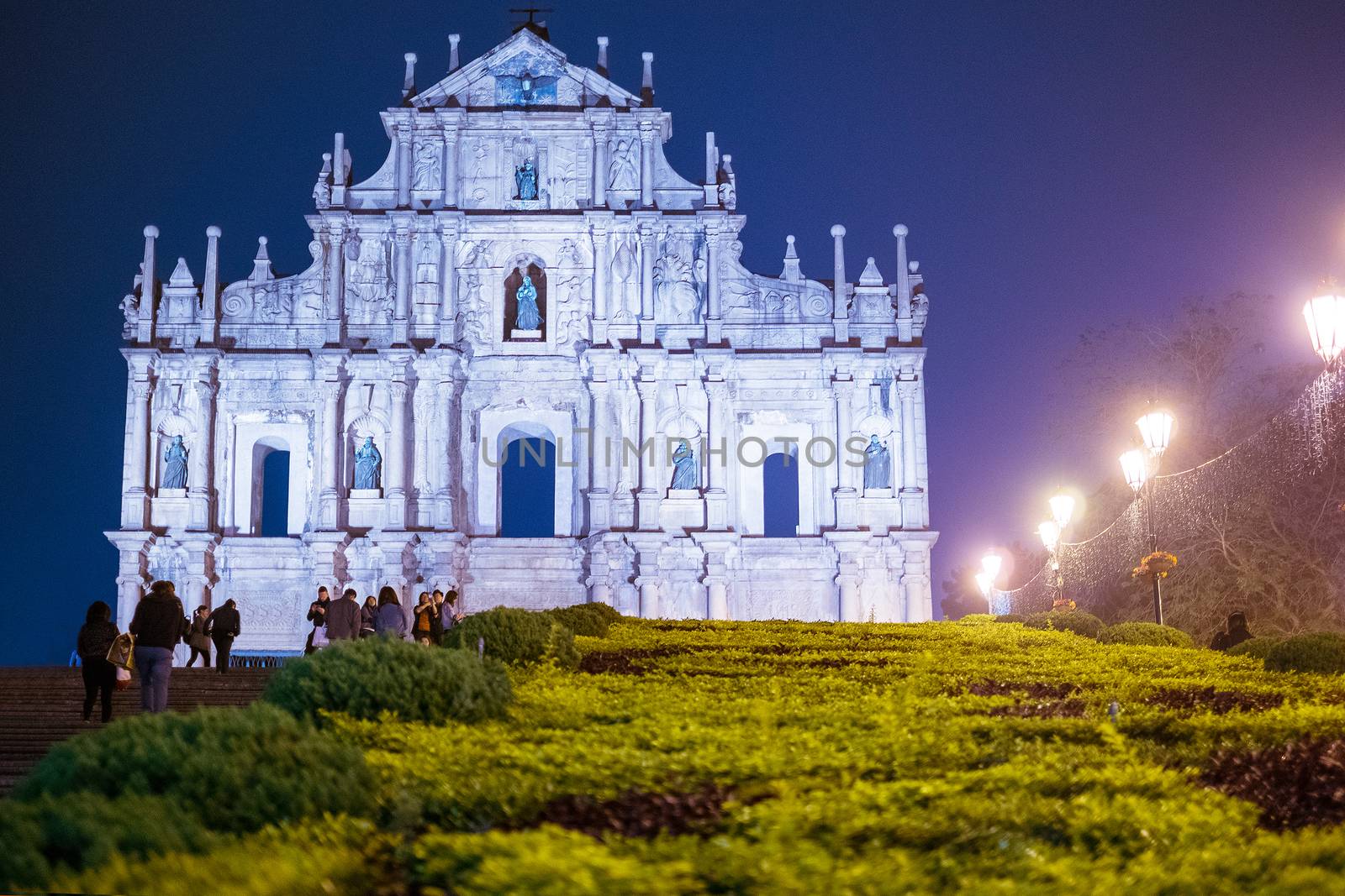 Ruins of St. Paul's. one of Macau most famouse landmark and fabu by Surasak