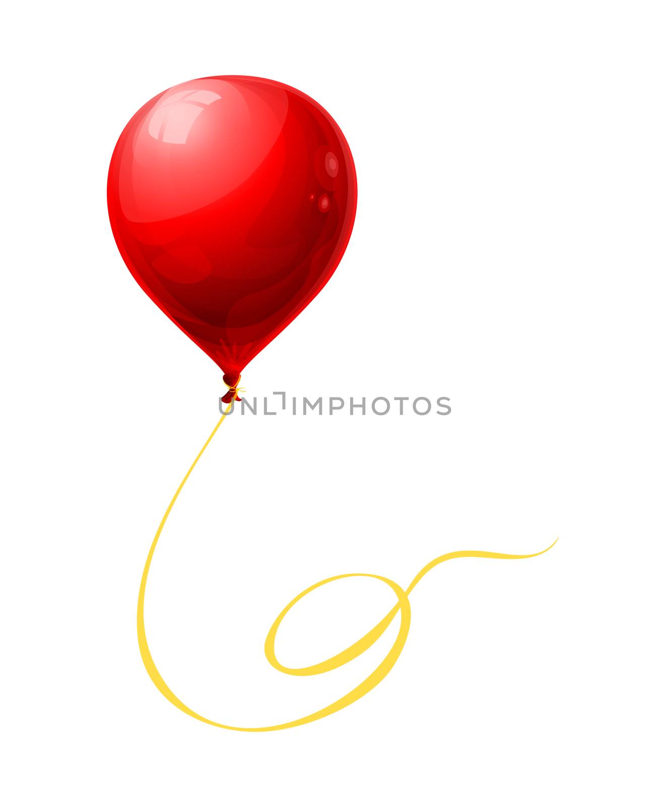 The most beautiful red balloon used for decorations and many festivities.