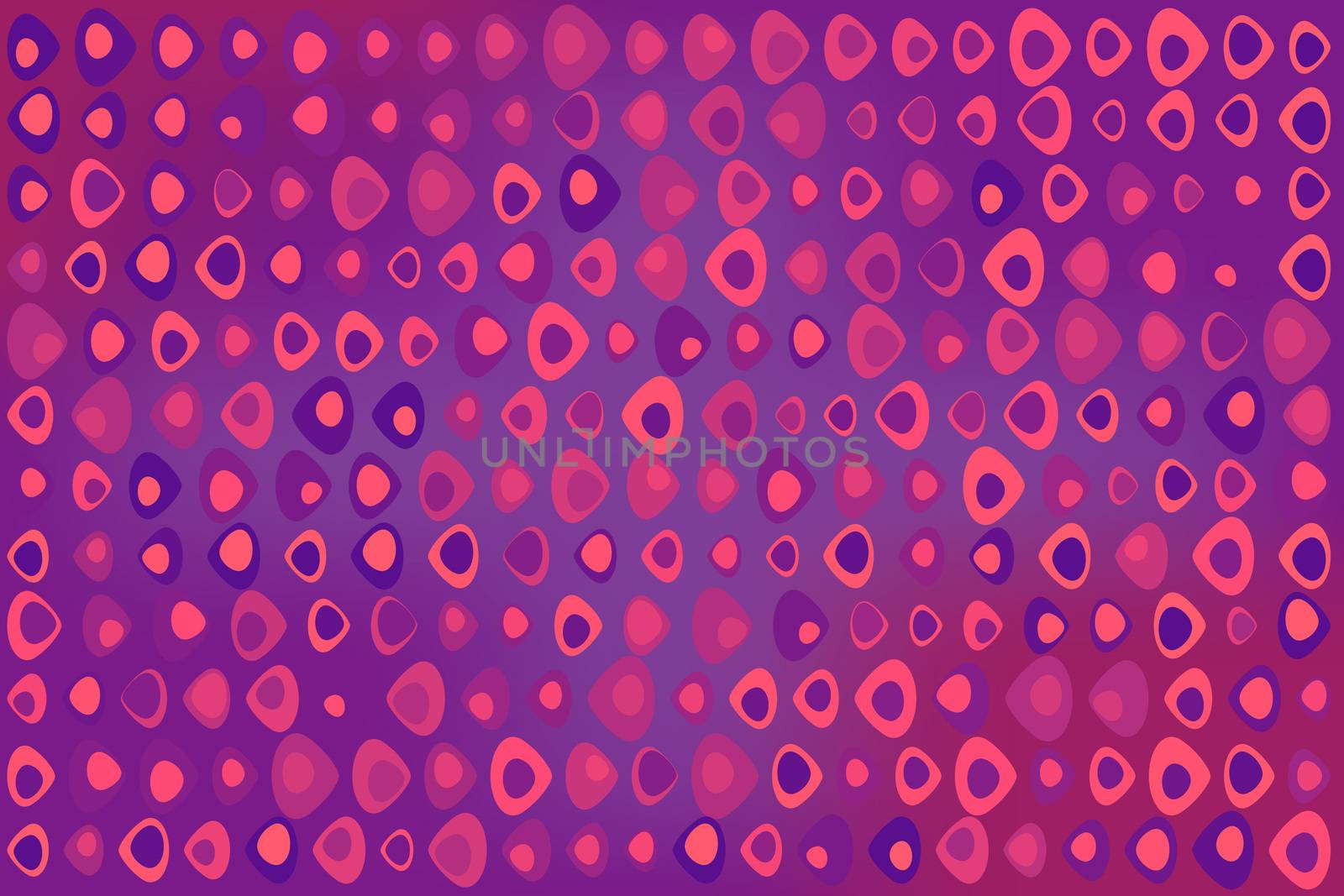 Texture background made of a violet and purple dots, or triangles with round corners