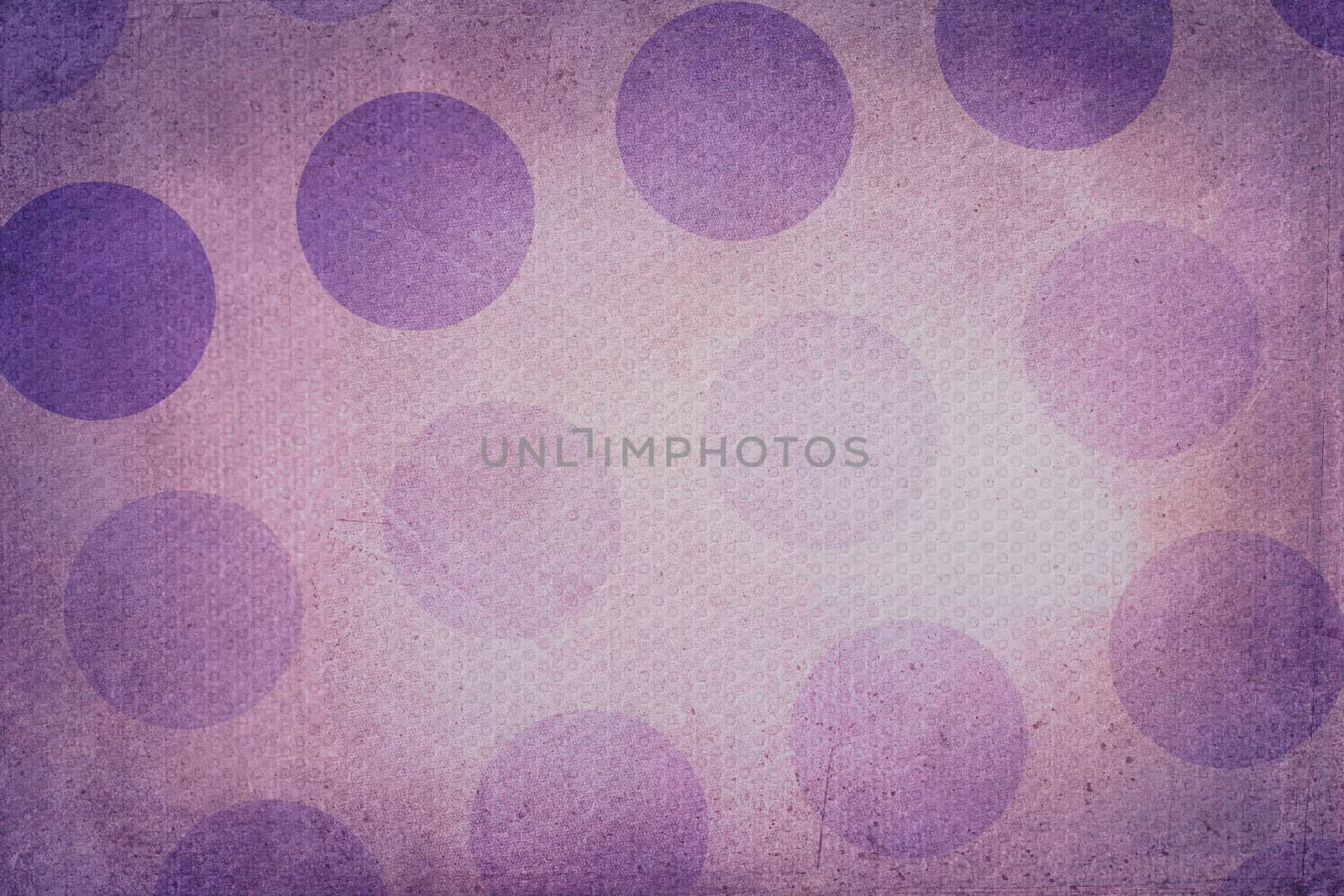 Texture background made of  violet dots, or circles
