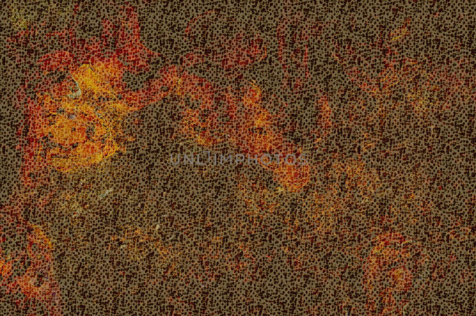 Abstract background with a red and orange texture of rust metal