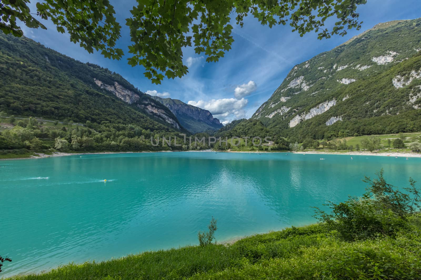 Tenno, Italy, Europe, August 2019, A view of Lake Tenno by ElectricEggPhoto