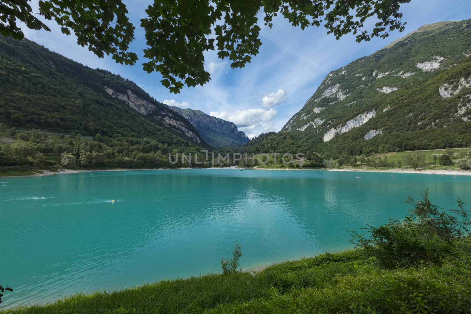 Tenno, Italy, Europe, August 2019, A view of Lake Tenno by ElectricEggPhoto