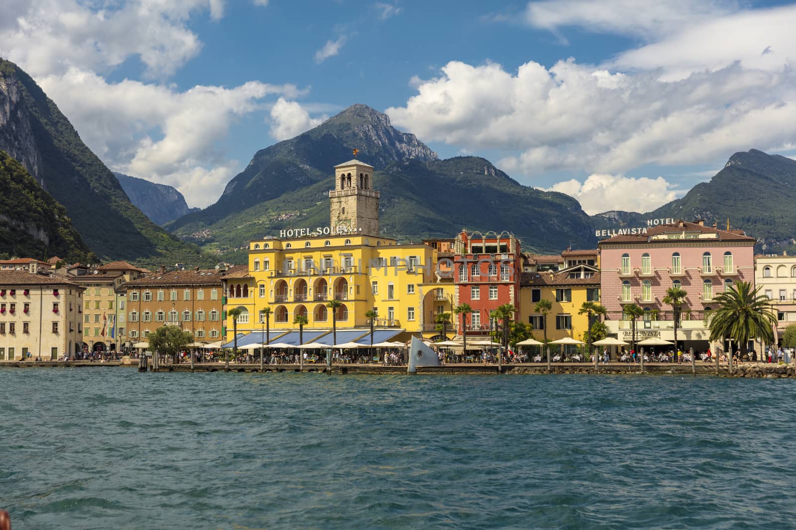 Riva del Garda, Lake Garda, Italy, August 2019, view of the lake by ElectricEggPhoto