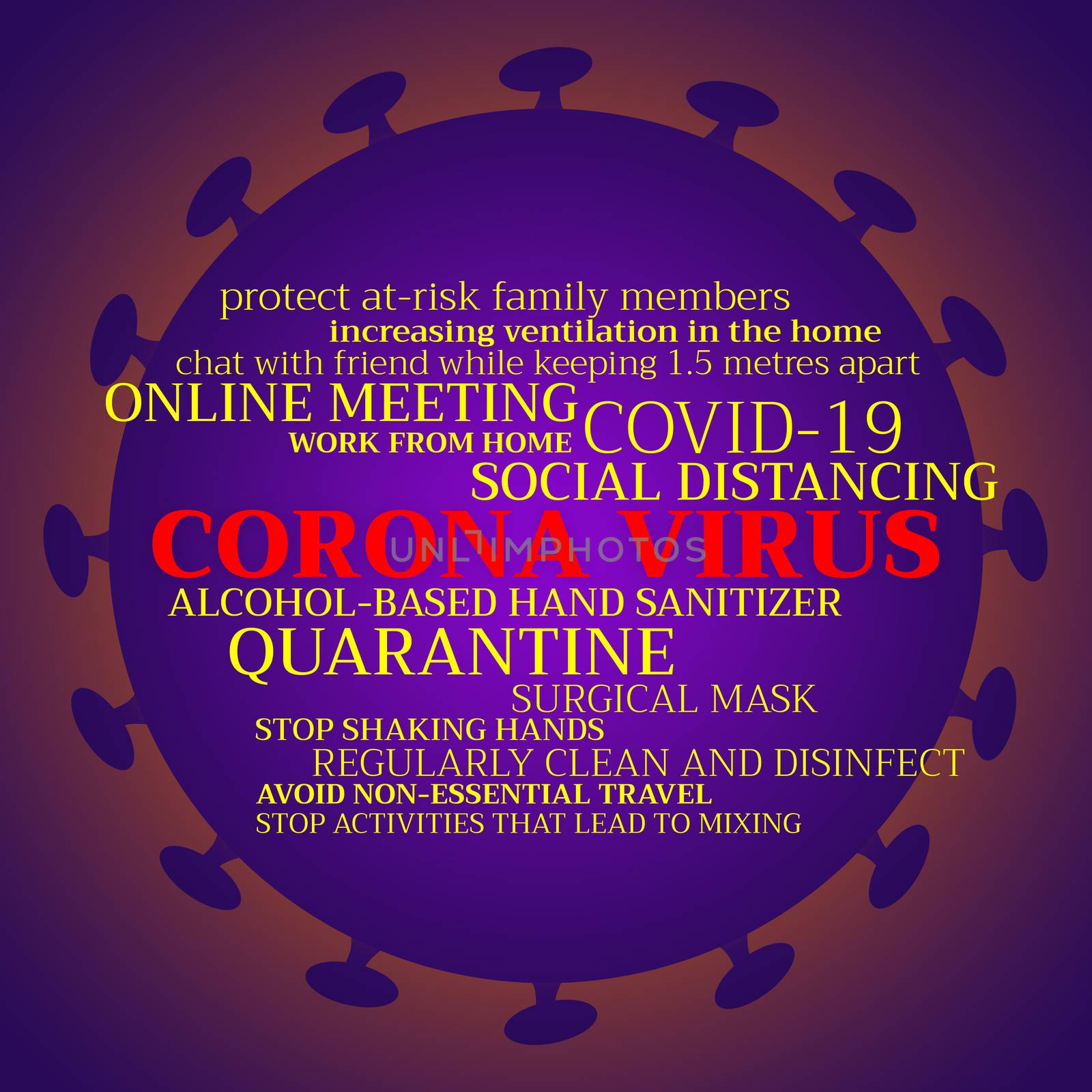 typography about coronavirus by somesense