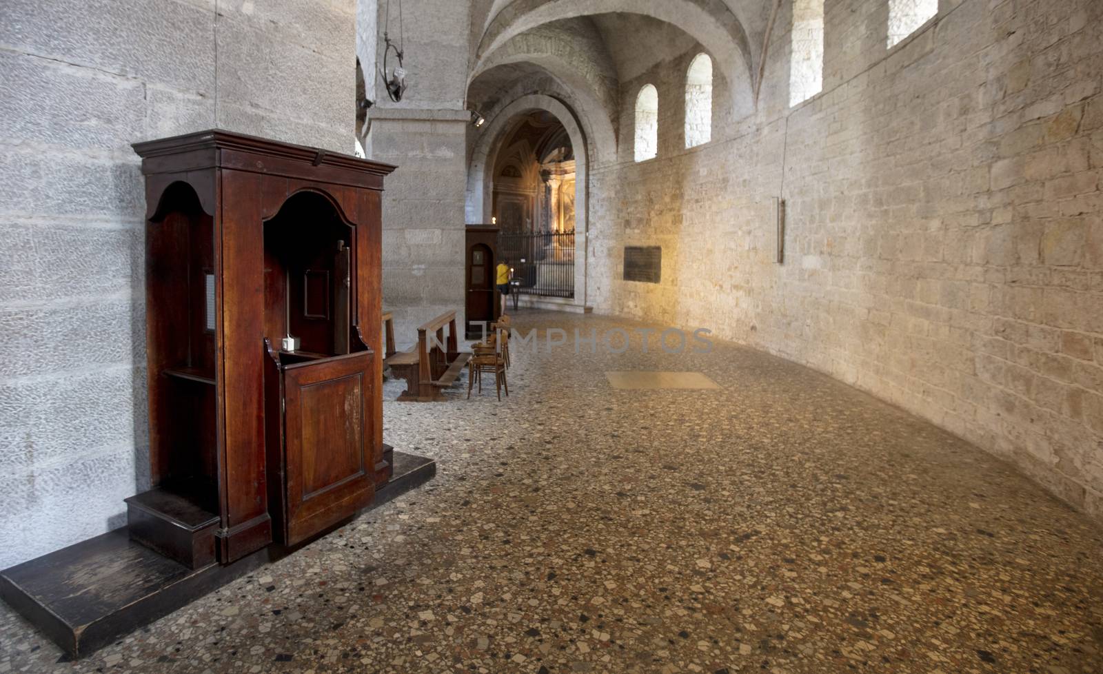 Brescia, Italy, Europe, August 2019, View of the Old Cathedral,  by ElectricEggPhoto