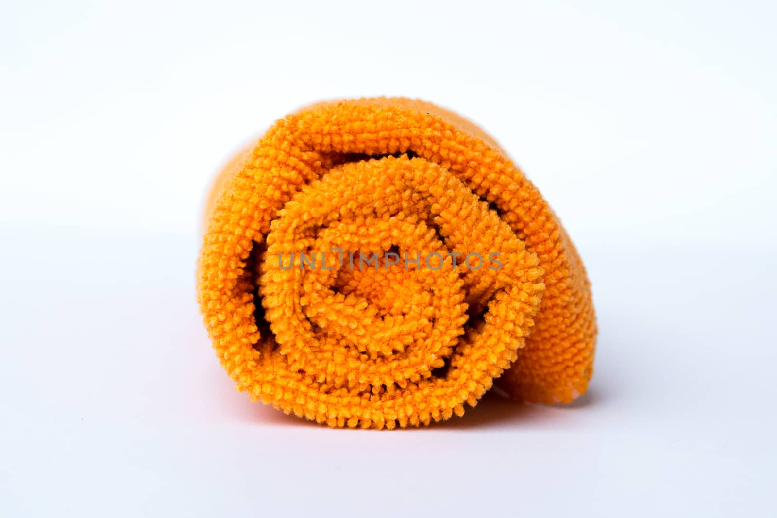 roll orange towel by somesense