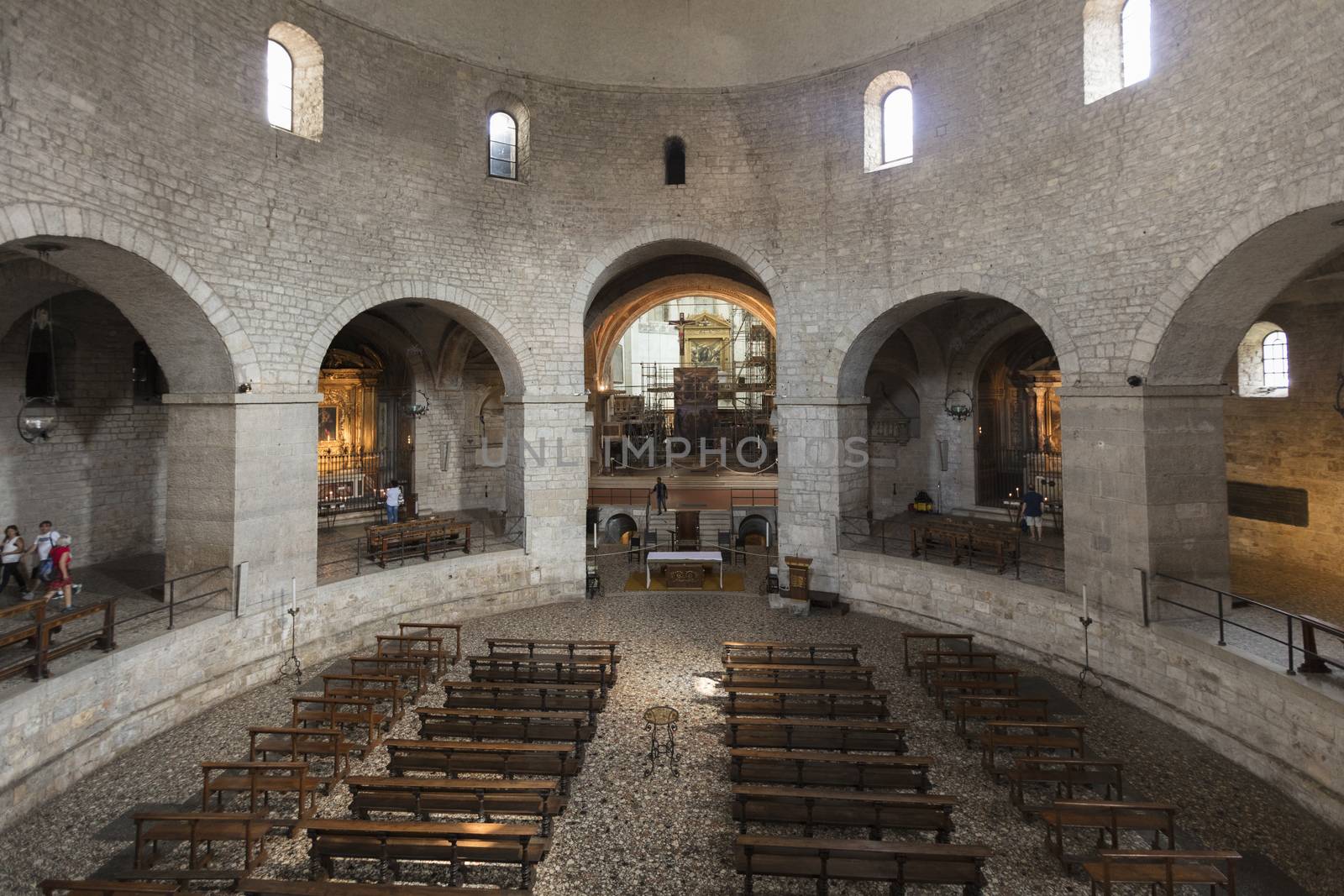 Brescia, Italy, Europe, August 2019, View of the Old Cathedral,  by ElectricEggPhoto