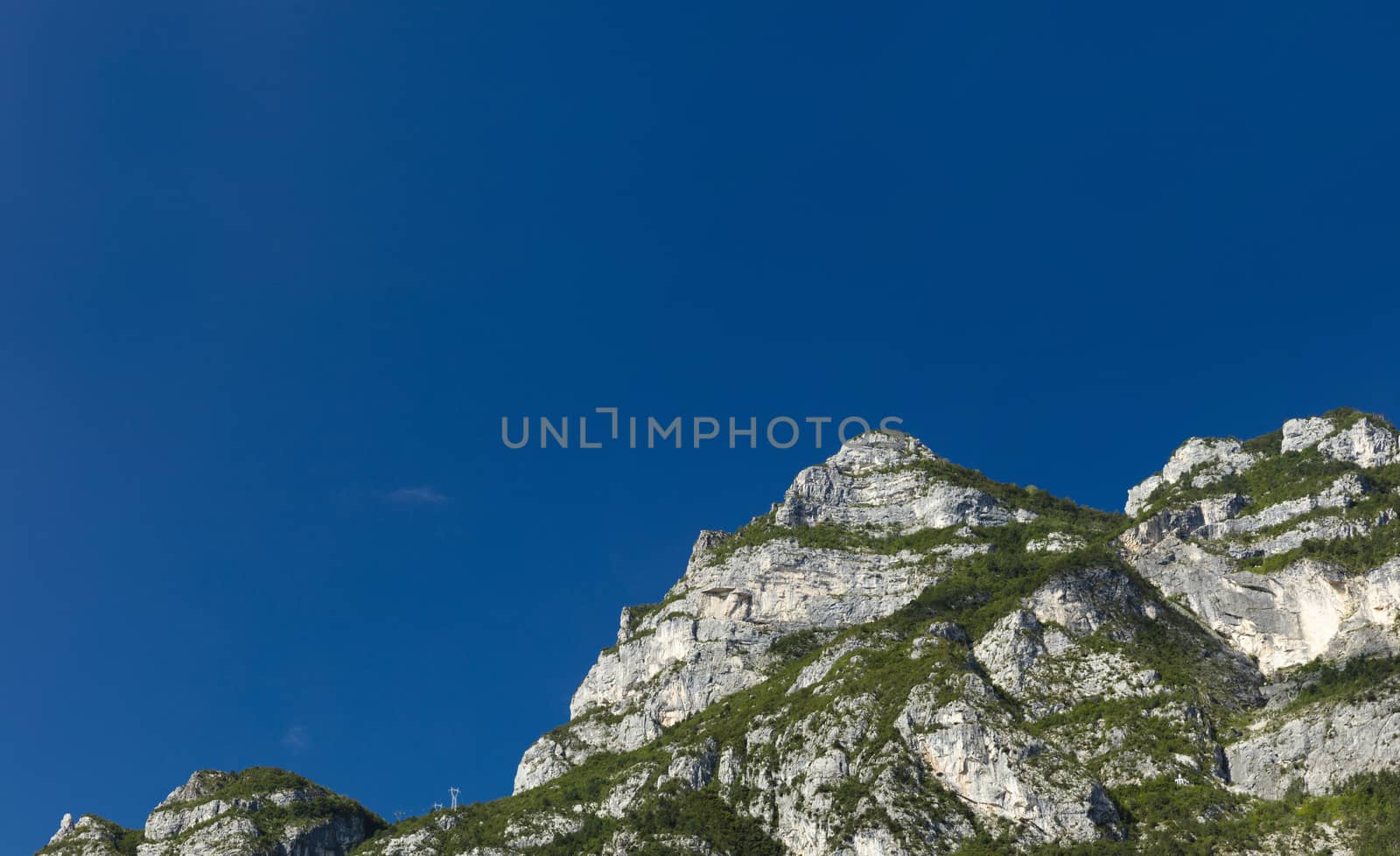 Riva del Garda, Italy, Europe, August 2019, view of mountains in by ElectricEggPhoto