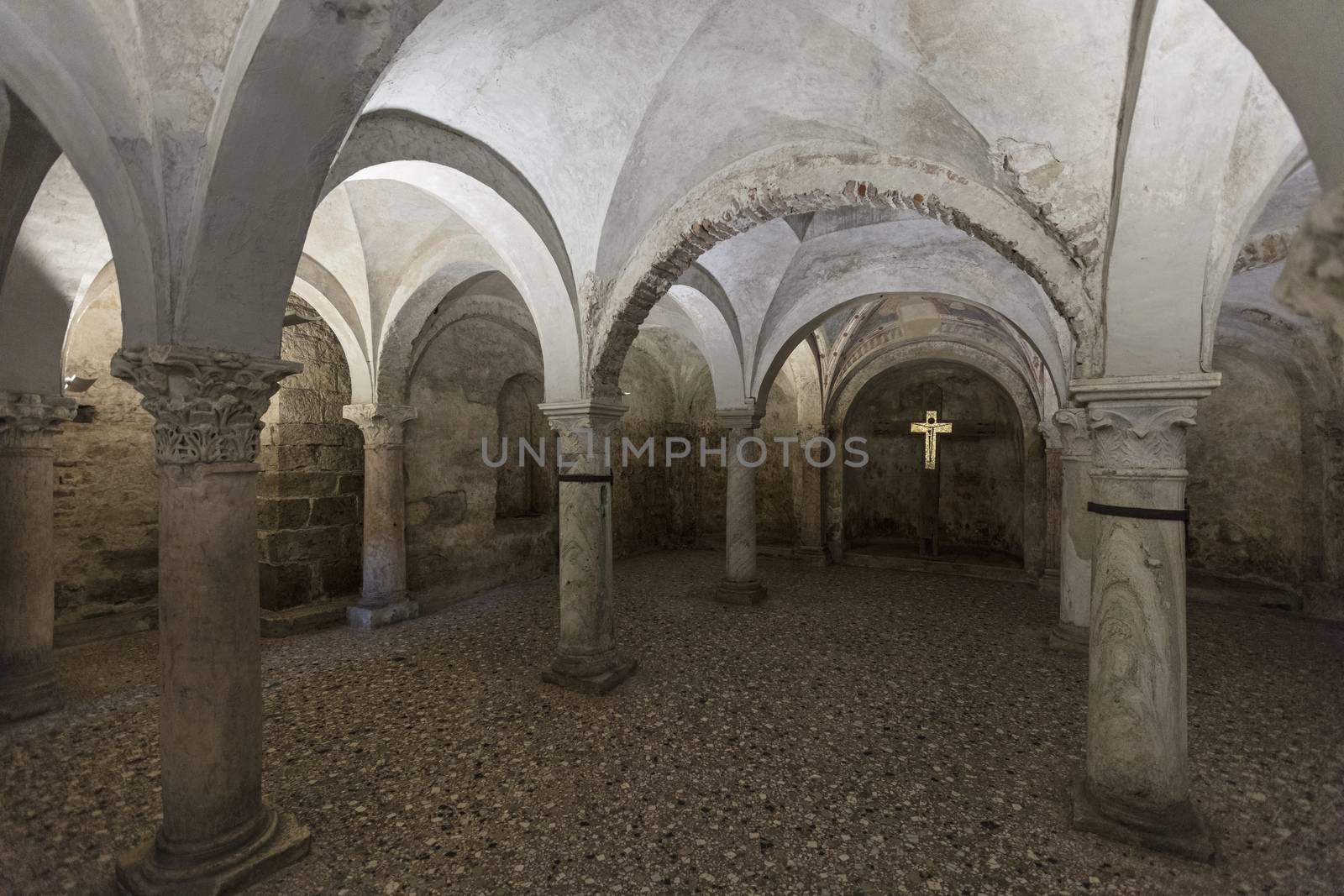 Brescia, Italy, Europe, August 2019, View of the Old Cathedral,  by ElectricEggPhoto