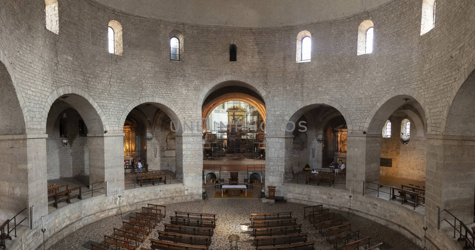 Brescia, Italy, Europe, August 2019, view of the Old Cathedral,  by ElectricEggPhoto