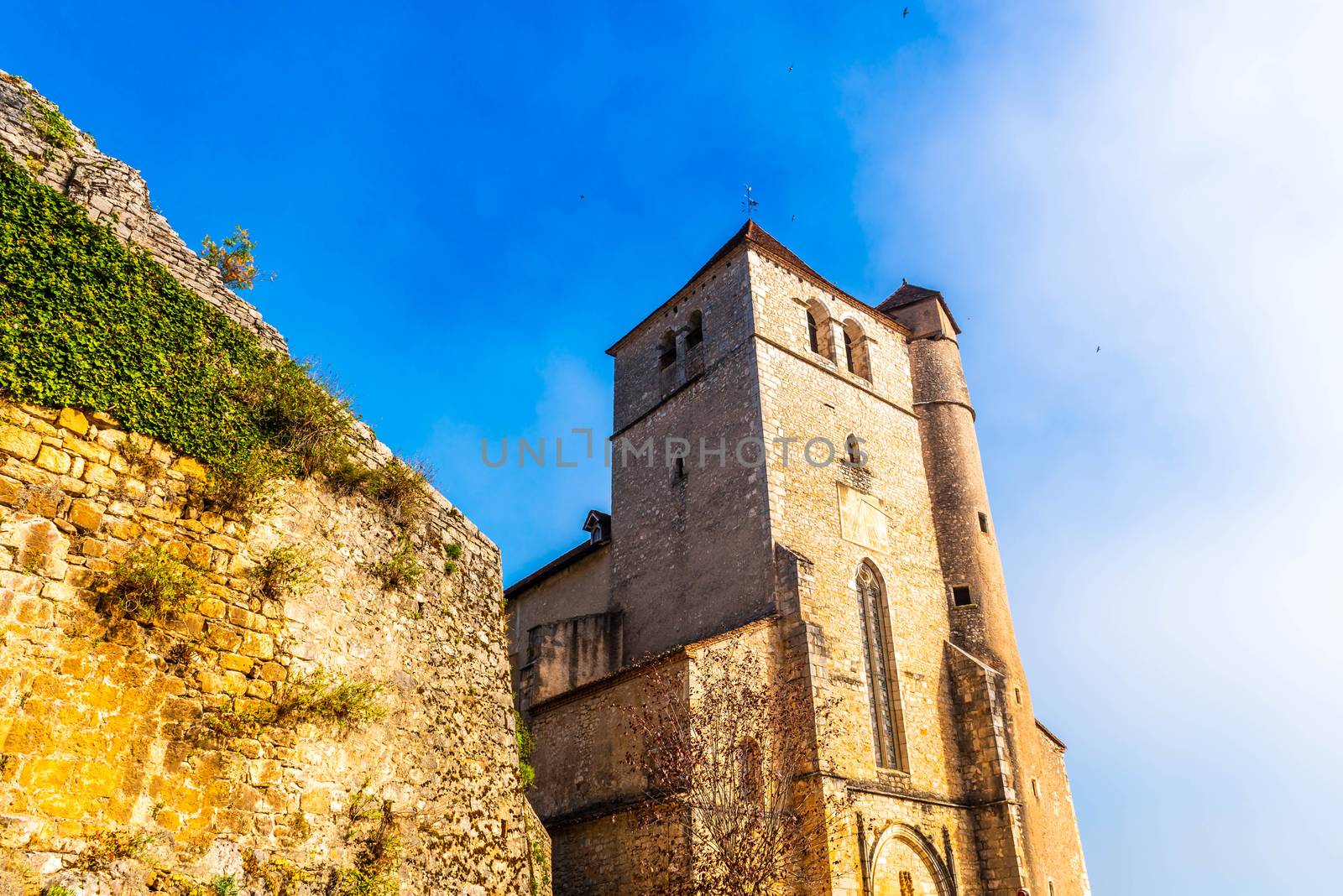 Saint Cirq Lapopie in the Lot in Occitanie in France by Frederic