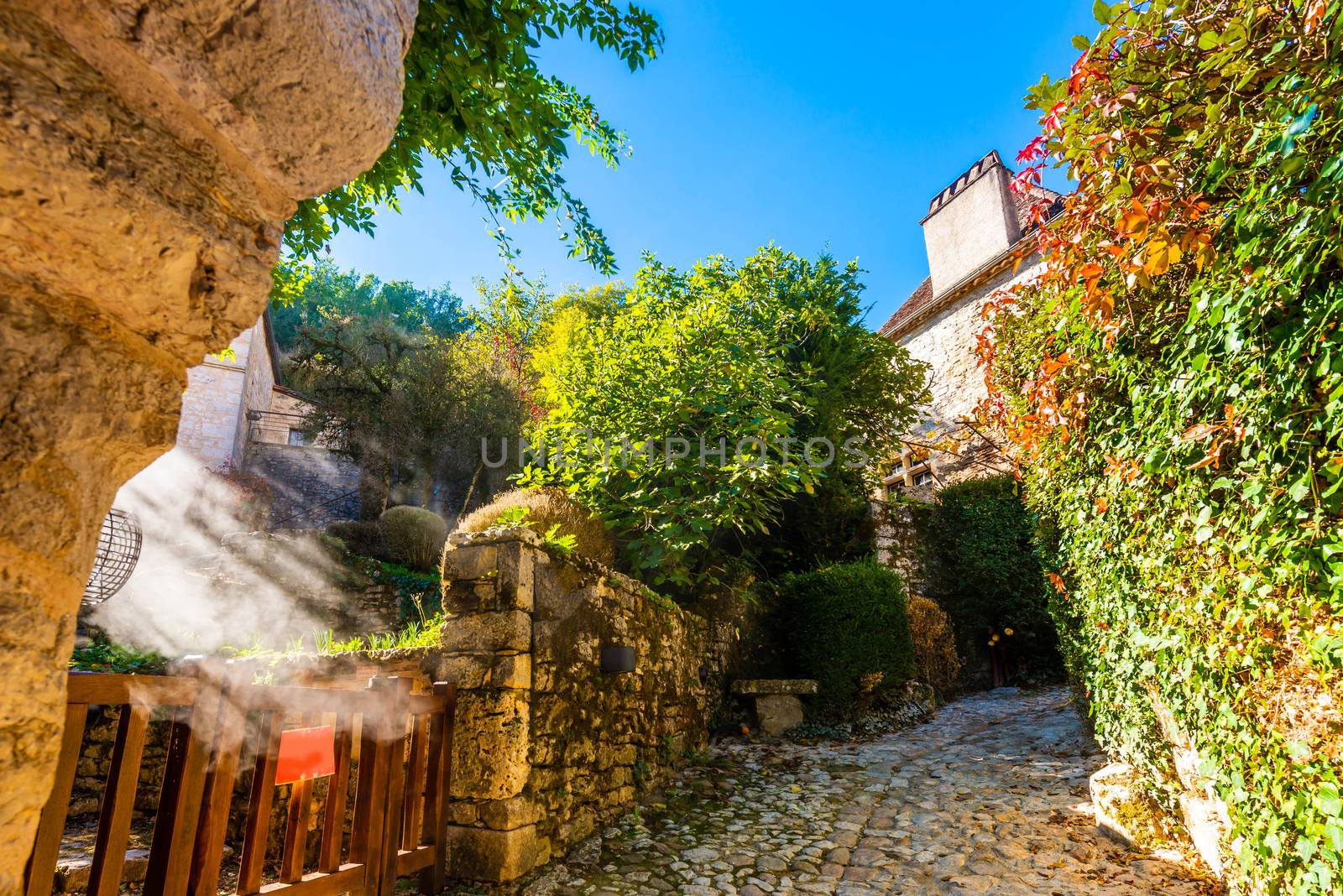 Saint Cirq Lapopie in the Lot in Occitanie in France by Frederic