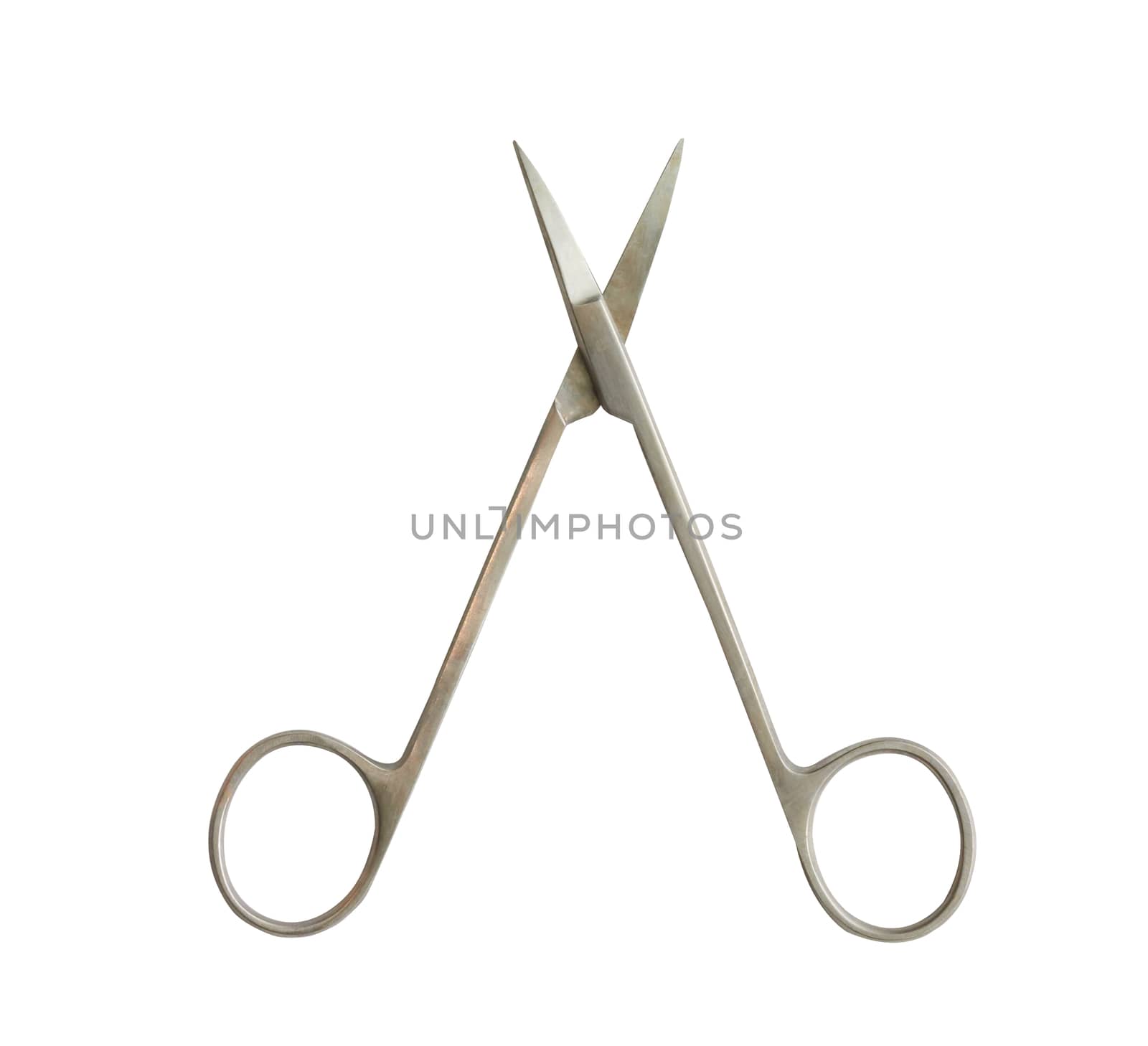 doctor scissors  on white isolated background