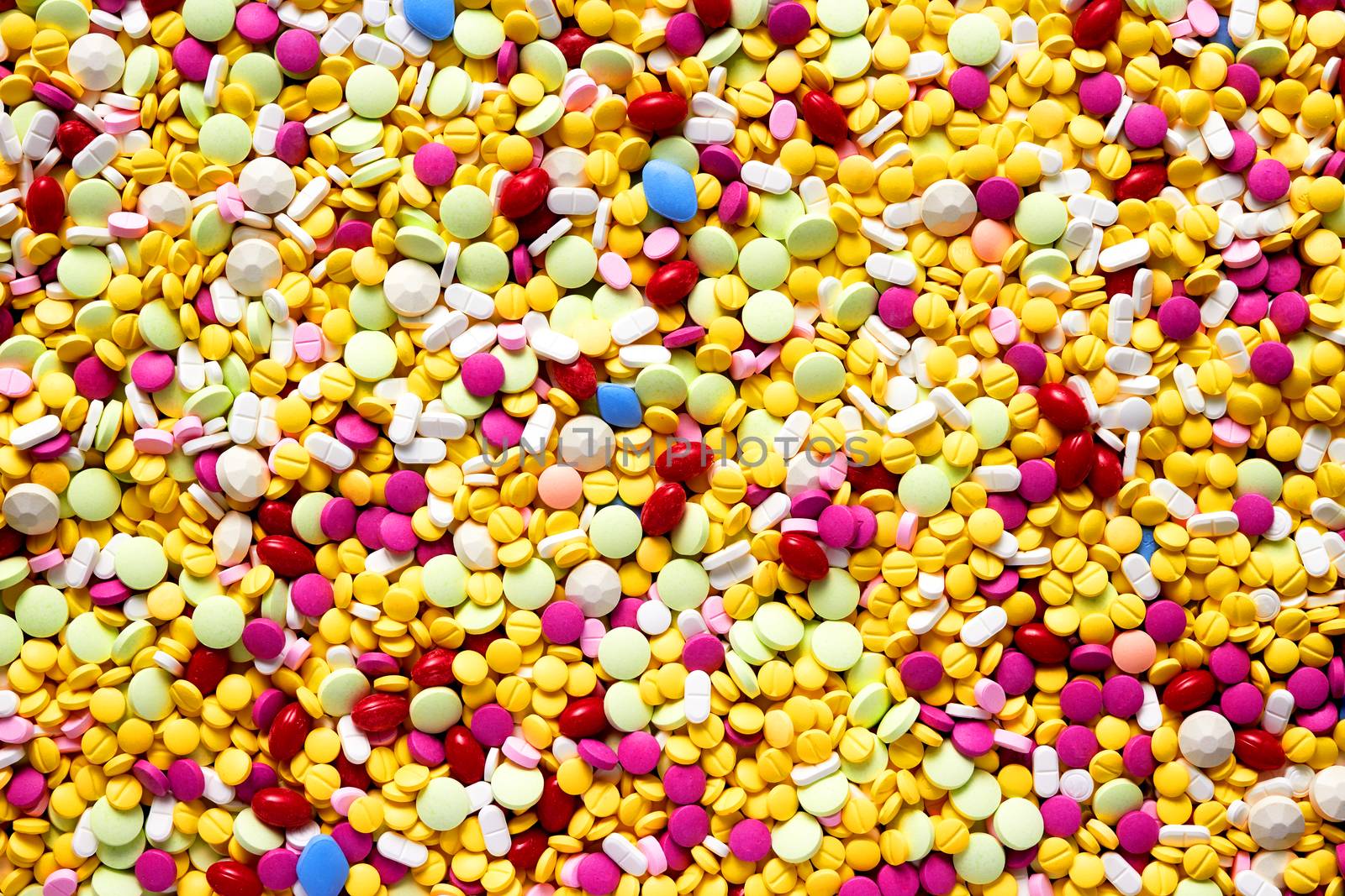 medicine pharmacy pills background for medical healthcare concept,top view