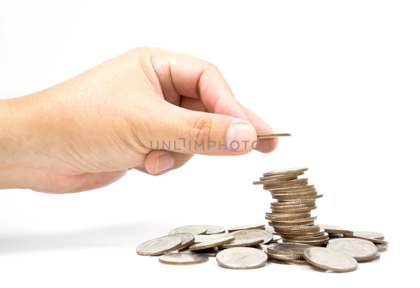 someone add coin to coin tower