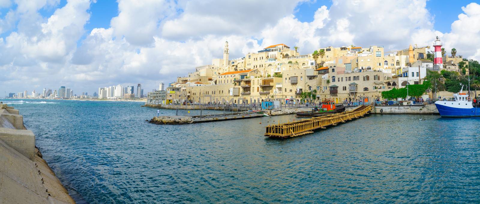 Jaffa port and of the old city of Jaffa by RnDmS